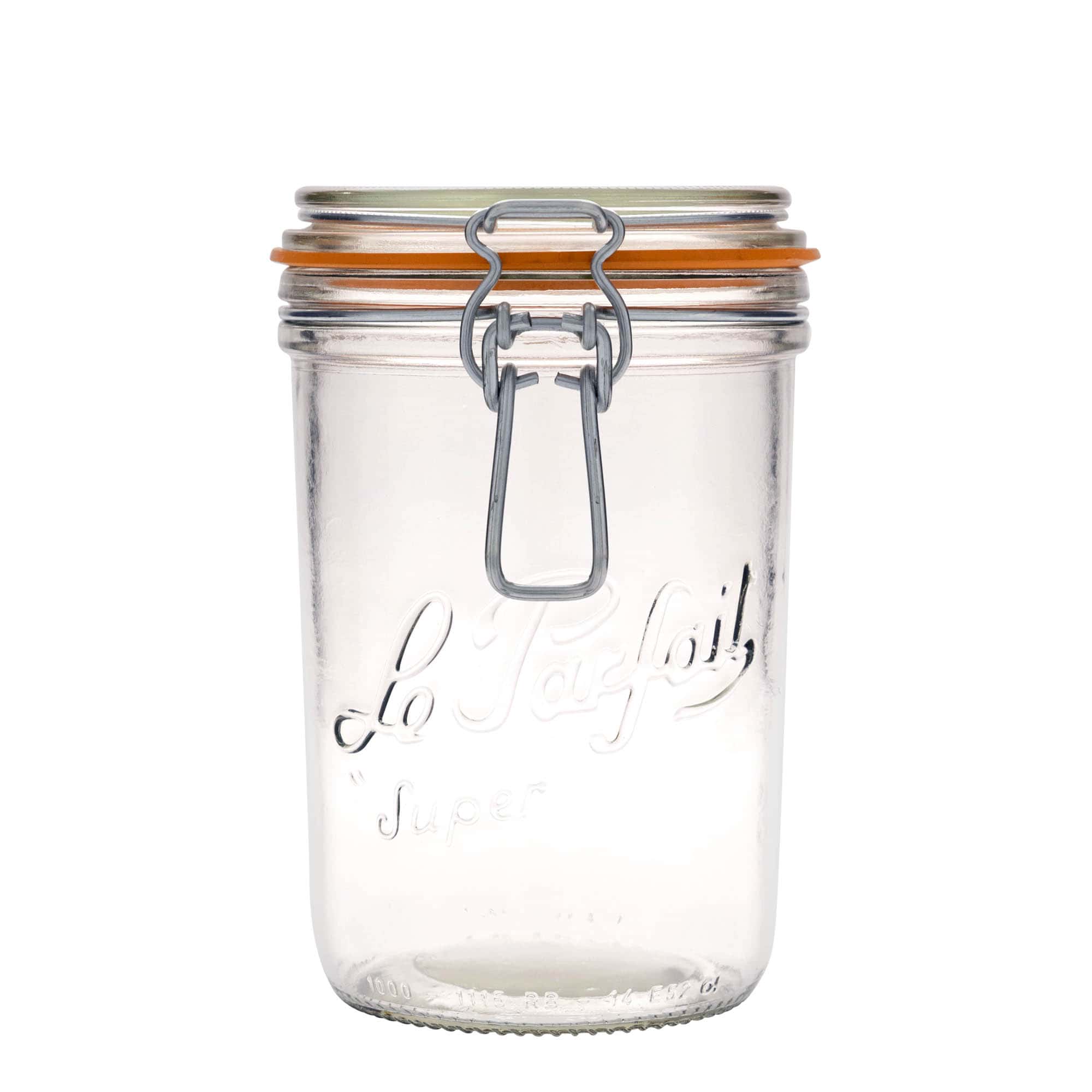 1 000 ml lankahaarukkakansi ”Le Parfait Super Terrine”, suuaukko: lankahaarukkalukko