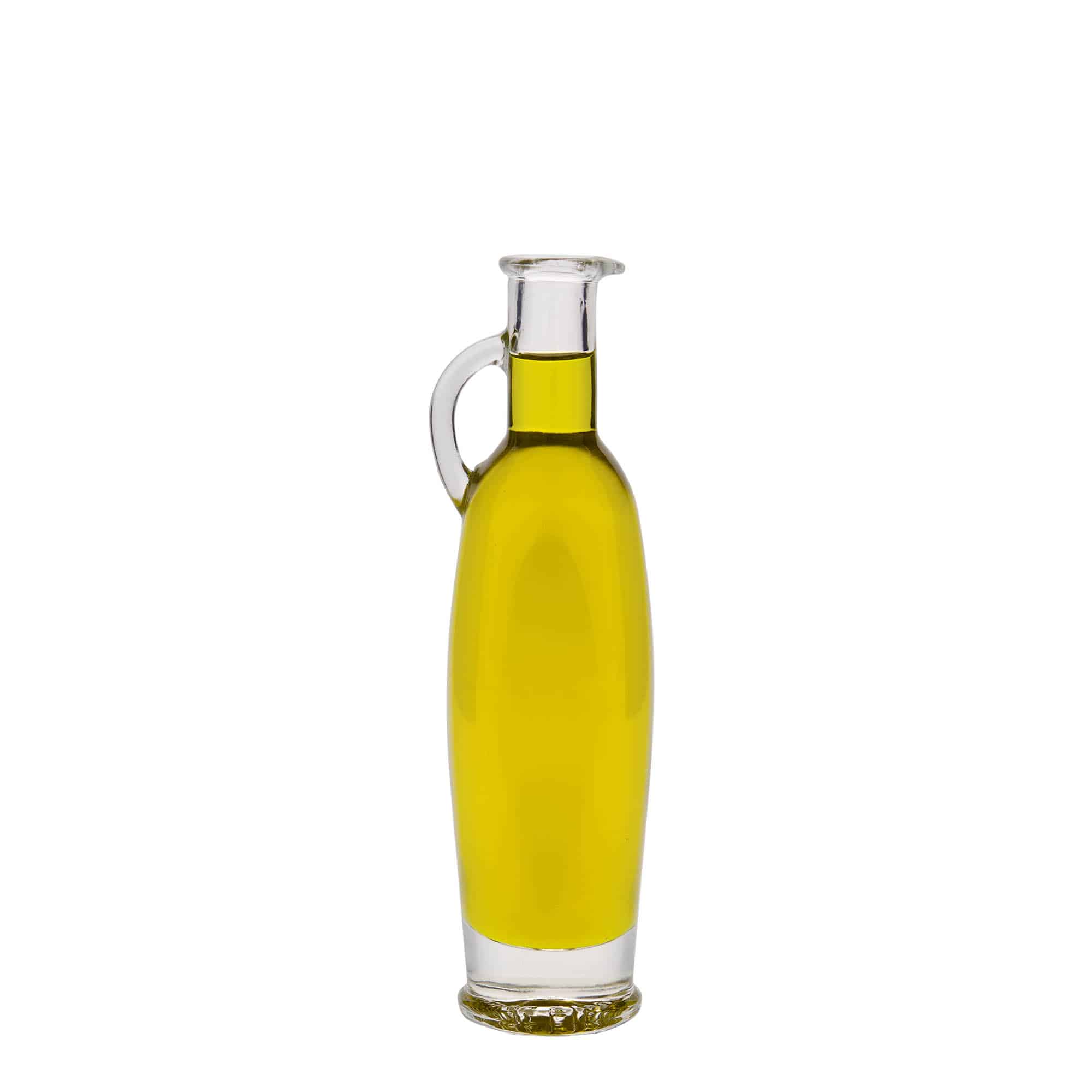 100 ml lasipullo 'Eleganta', soikea, suu: korkki