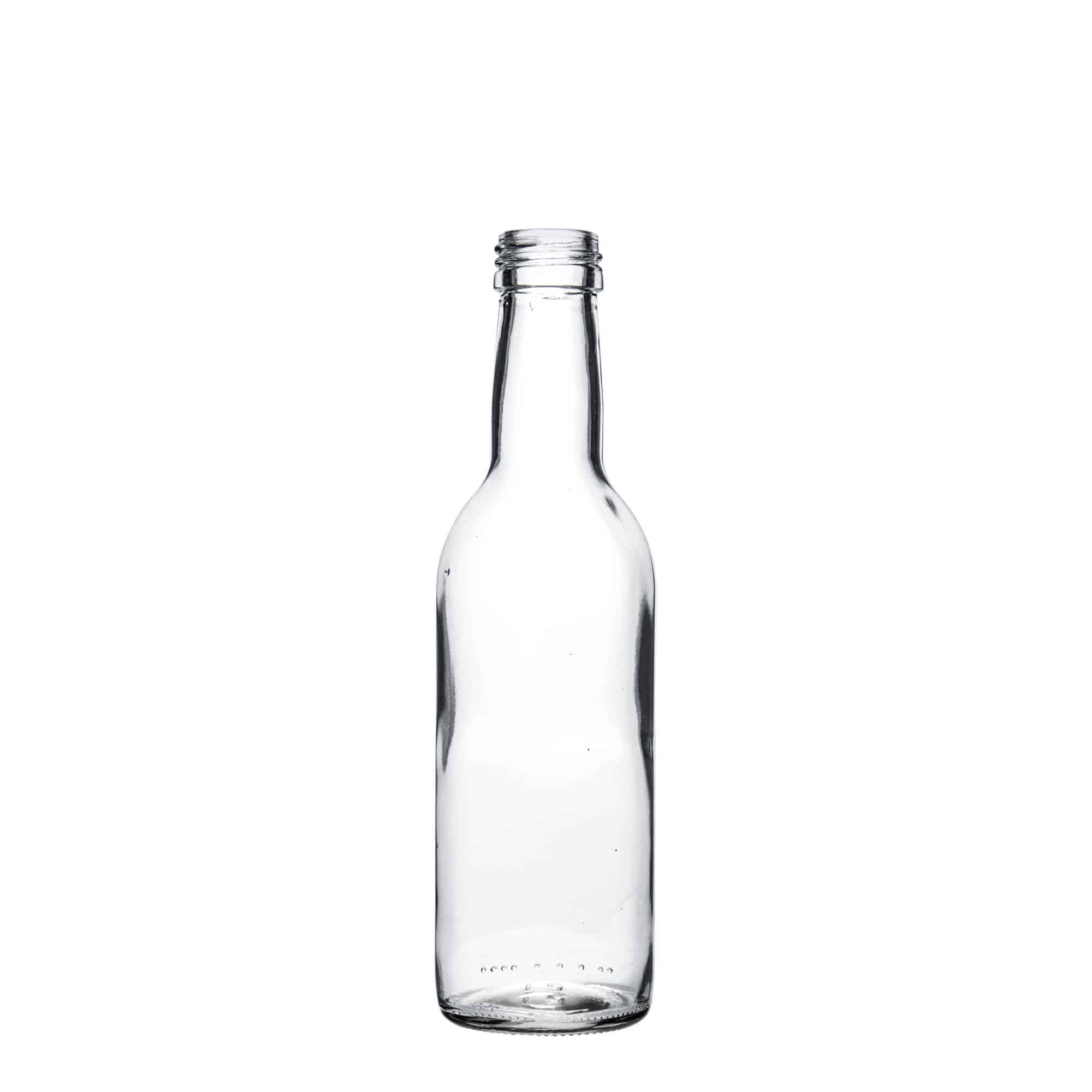 250 ml lasipullo 'Bordeaux', suuaukko: PP 28