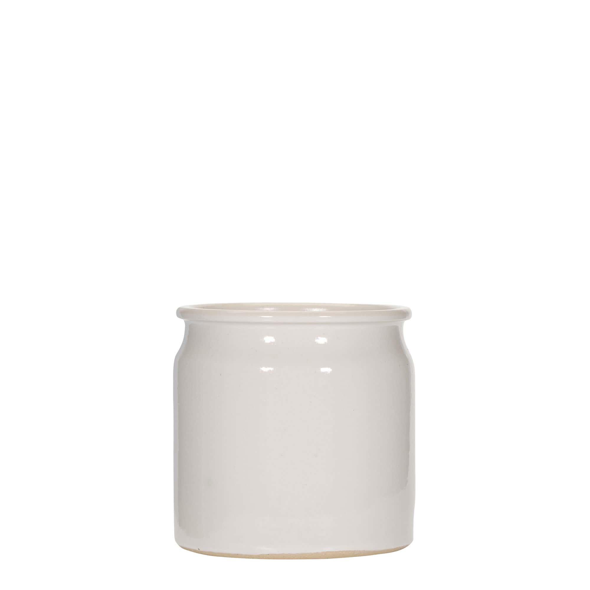 160 ml keraaminen ruukku, keramiikka, valk., suu: korkki 160 ml keraaminen ruukku, keramiikka, valk., suu: korkki