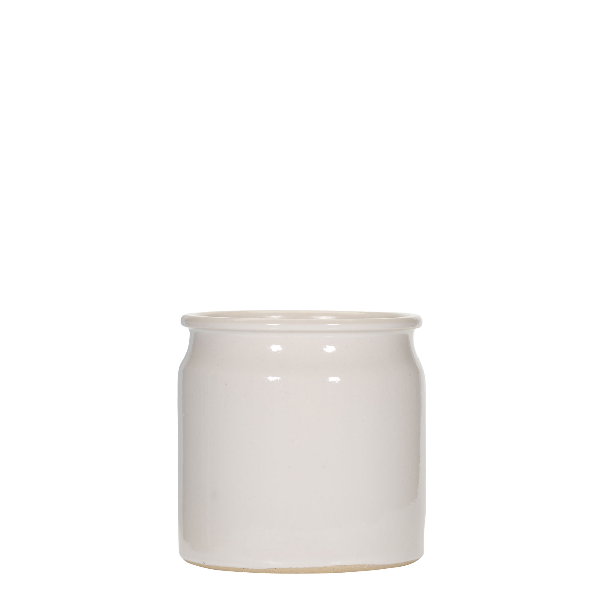 160 ml saviruukku, keramiikka, valkoinen, suuaukko: korkki