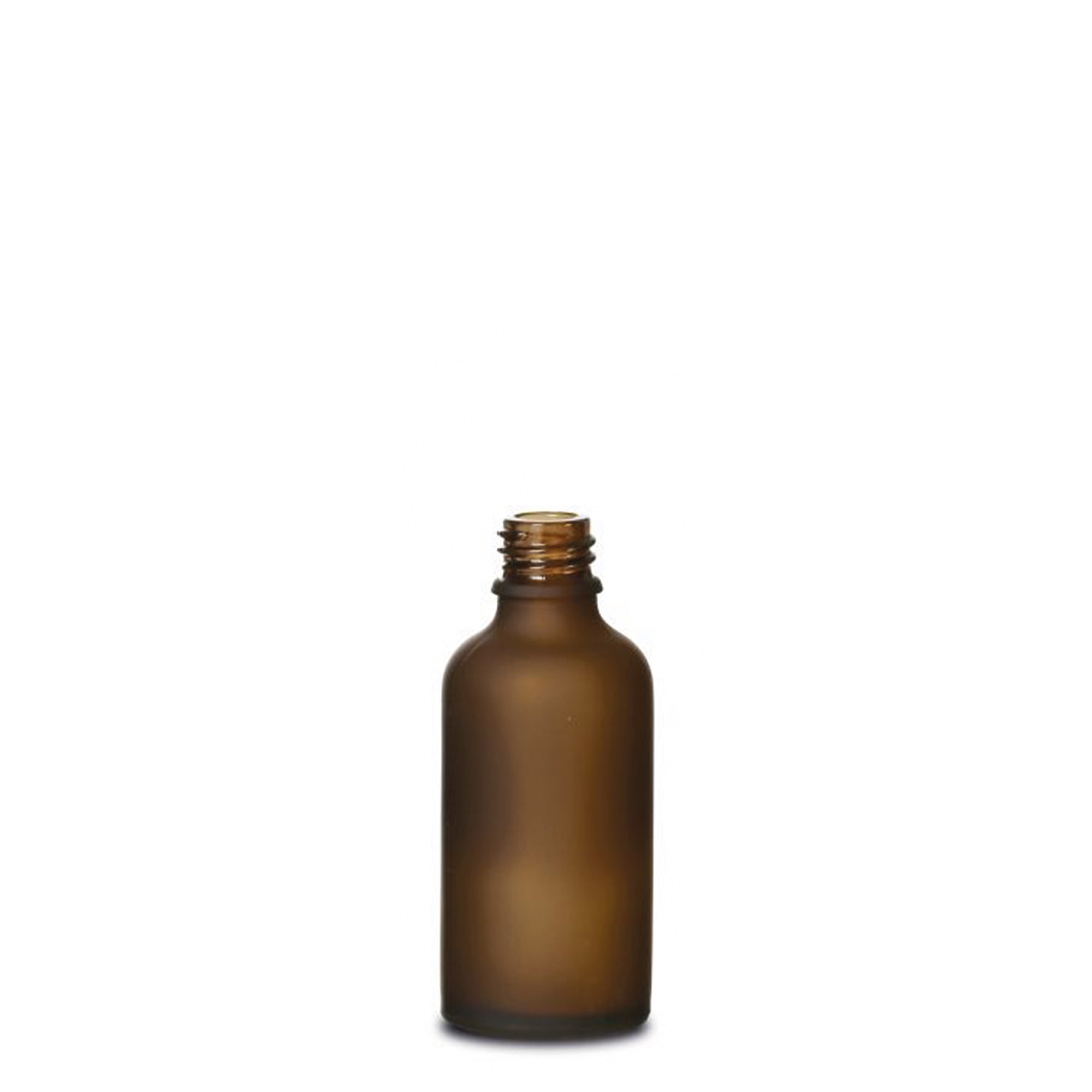 50 ml lääkeputkilo, lasia, ruskea huurrettu, suuaukko: DIN 18 50 ml lääkeputkilo, lasia, ruskea huurrettu, suuaukko: DIN 18