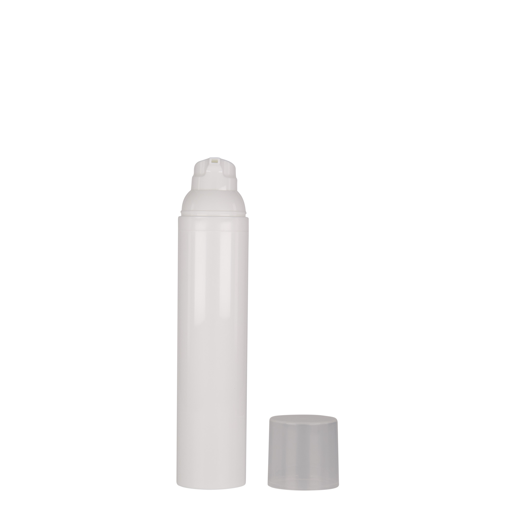 100 ml Airless-annostelija 'Mezzo', PP-muovi, valkoinen 100 ml Airless-annostelija 'Mezzo', PP-muovi, valkoinen