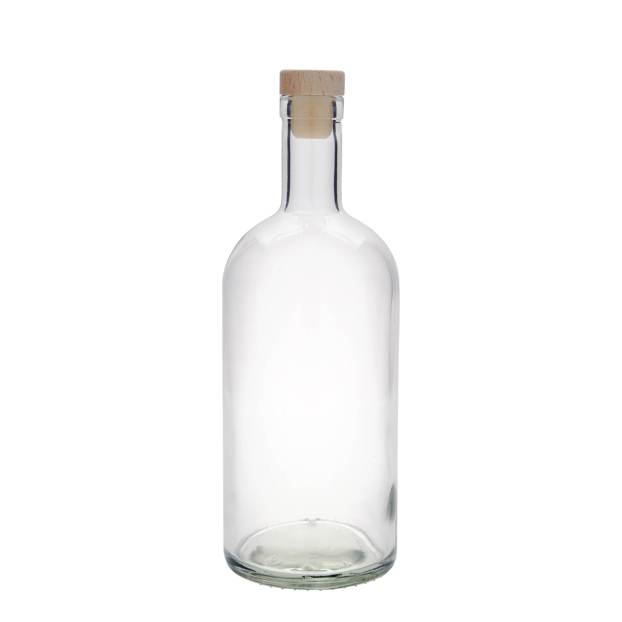 1000 ml lasipullo 'Gerardino', suuaukko: korkki 1000 ml lasipullo 'Gerardino', suuaukko: korkki