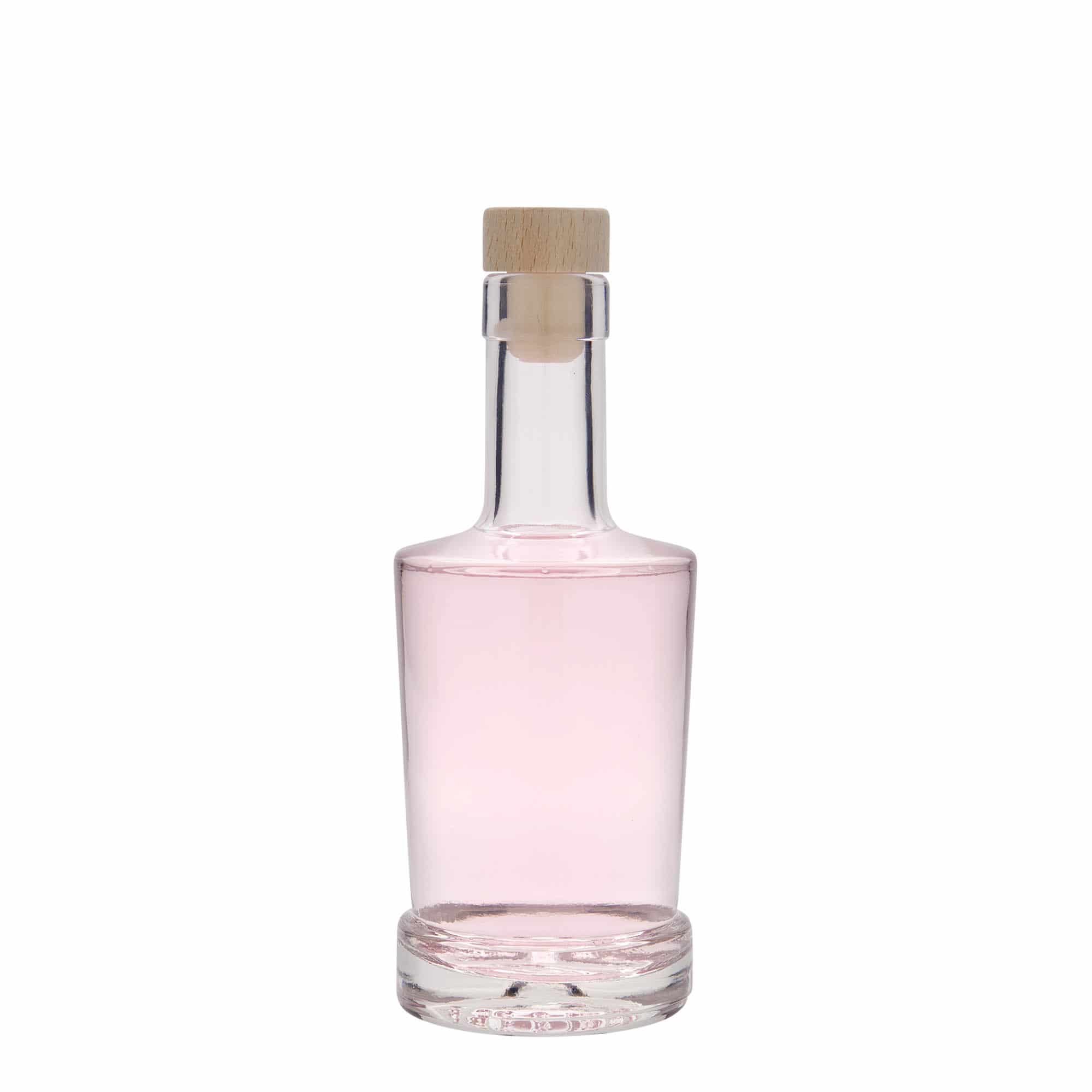 250 ml lasipullo 'Deborah', suuaukko: korkki
