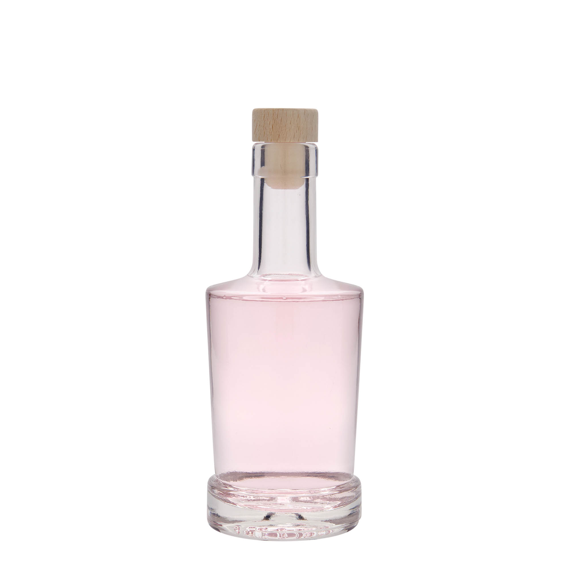 250 ml lasipullo 'Deborah', suuaukko: korkki