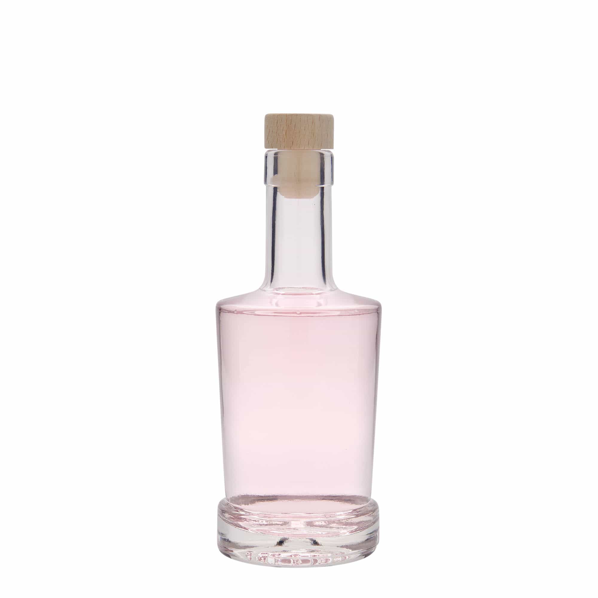 250 ml lasipullo 'Deborah', suuaukko: korkki