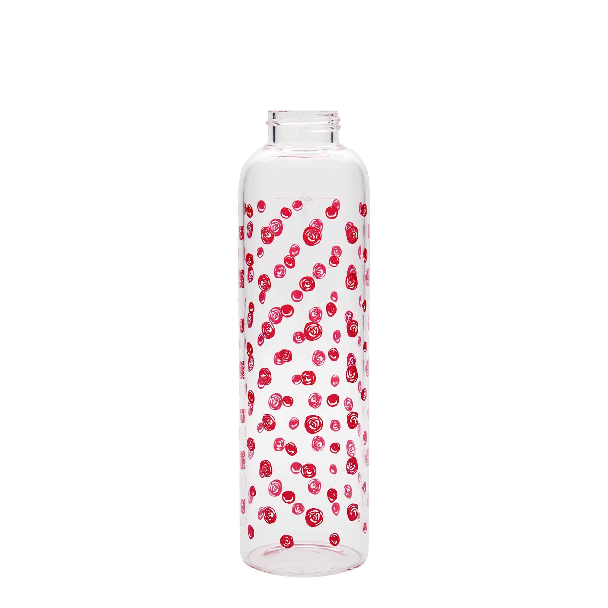 500 ml juomapullo 'Perseus', kuvio: punaiset pisteet, suu: Kierrekorkki 500 ml juomapullo 'Perseus', kuvio: punaiset pisteet, suu: Kierrekorkki