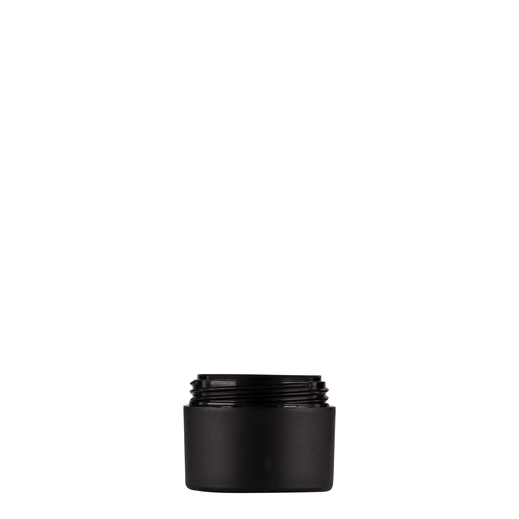 5 ml muovipurkki ”Antonella”, PP, musta, suuaukko: ruuvikorkki