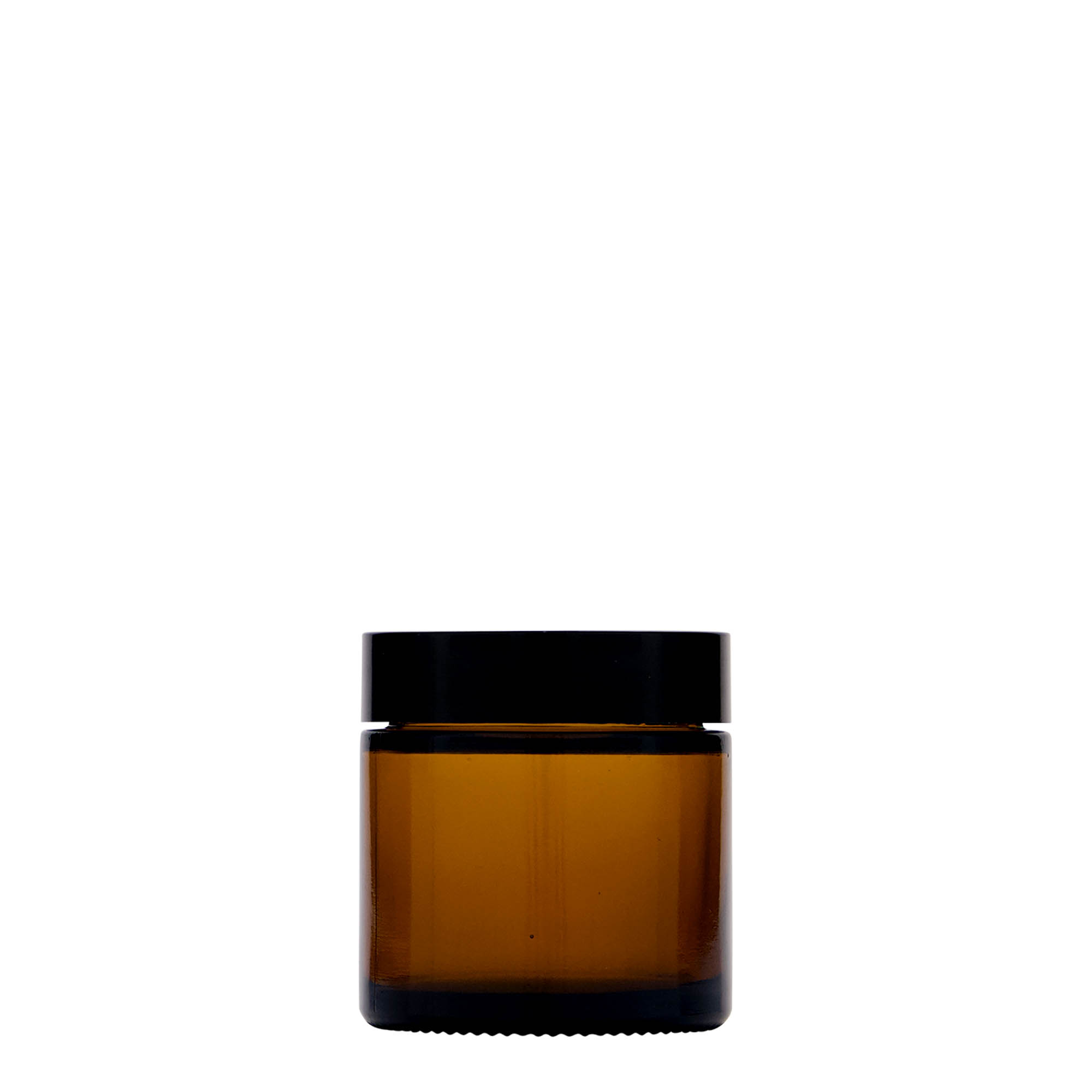 60 ml purkki 'Brown Line', lasia, ruskea, suuaukko: kierrekorkki