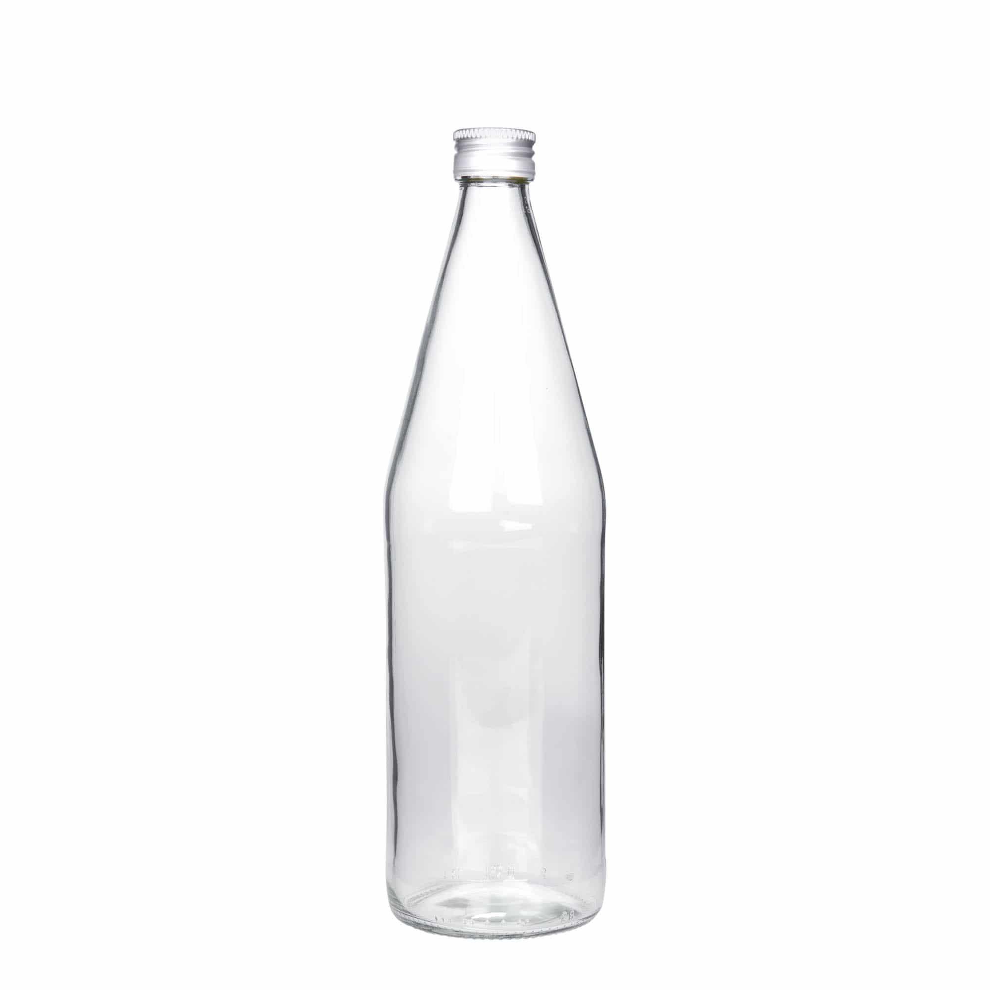 750 ml universaalipullo porkkanamuodossa, lasia, suuaukko: PP 28