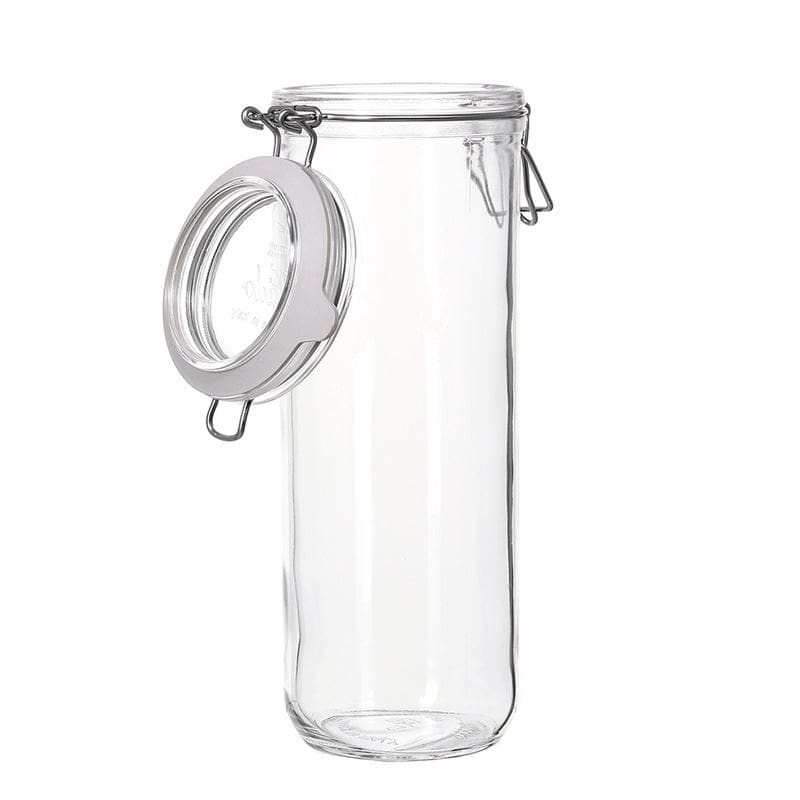 1,360 ml lankakahvallinen lasipurkki 'Fido', suuaukko: lankakahvalukko