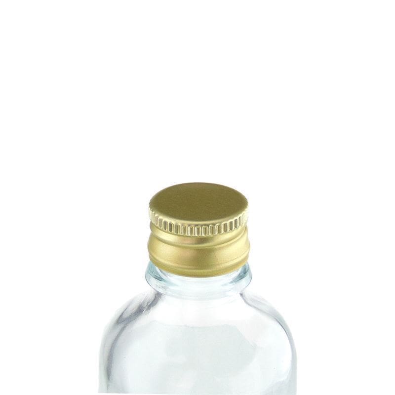 Ruuvikorkki, metalli, kulta, suukappaleelle: PP 18 Ruuvikorkki, metalli, kulta, suukappaleelle: PP 18