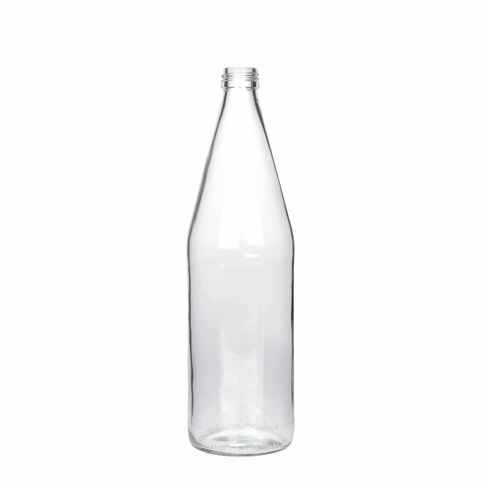 750 ml universaalipullo porkkanamuodossa, lasia, suuaukko: PP 28