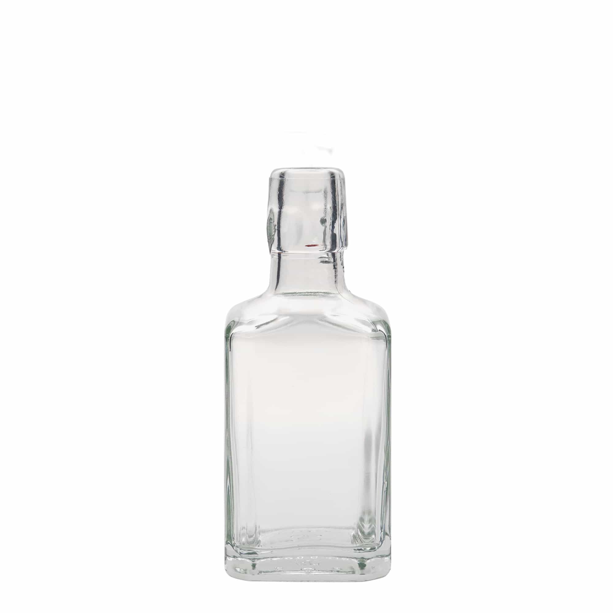 250 ml lasipullo ”Rialto”, neliömäinen, suuaukko: pikalukko