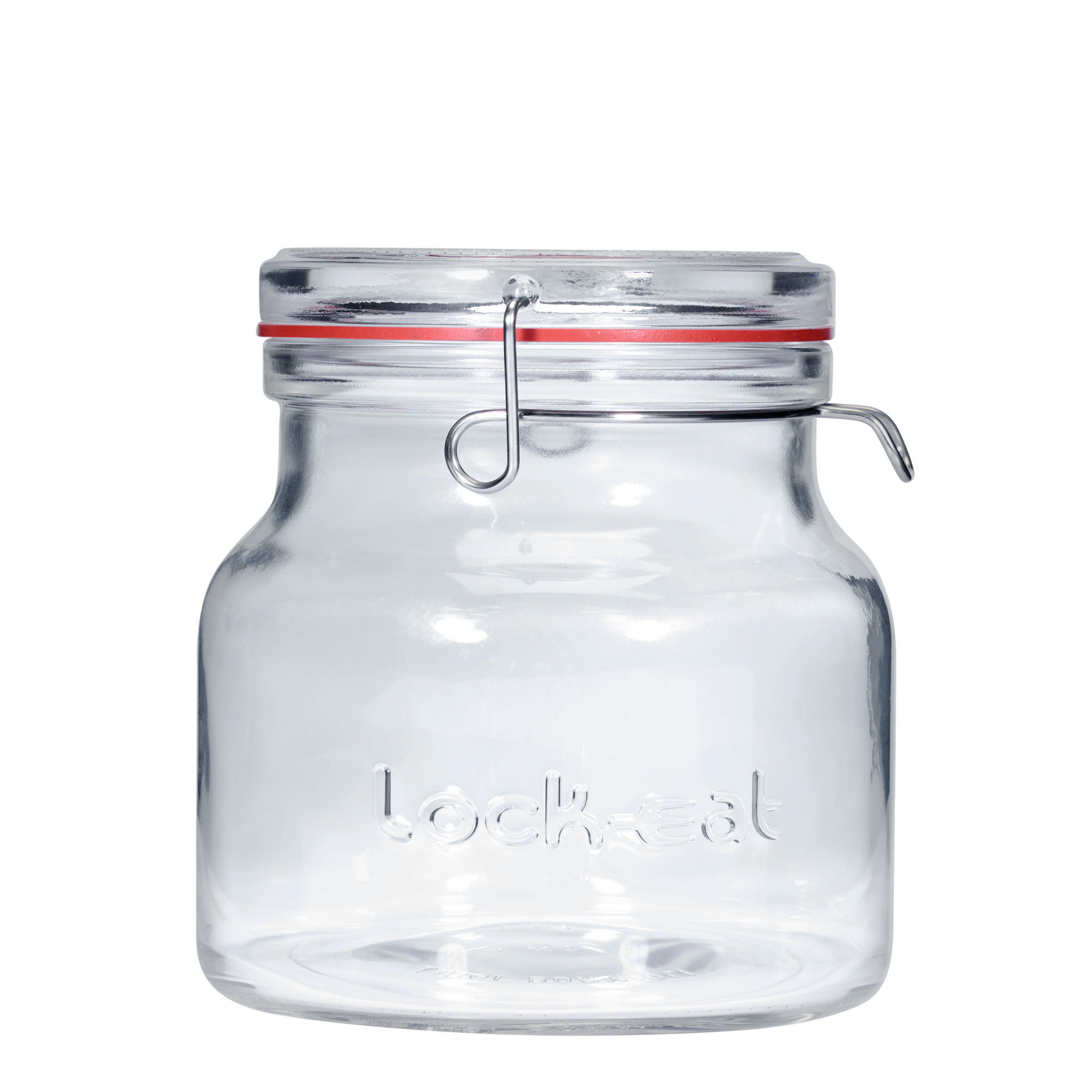 1.500 ml:n lukittava purkki 'Lock-Eat', suuaukko: lukittava metallikahva