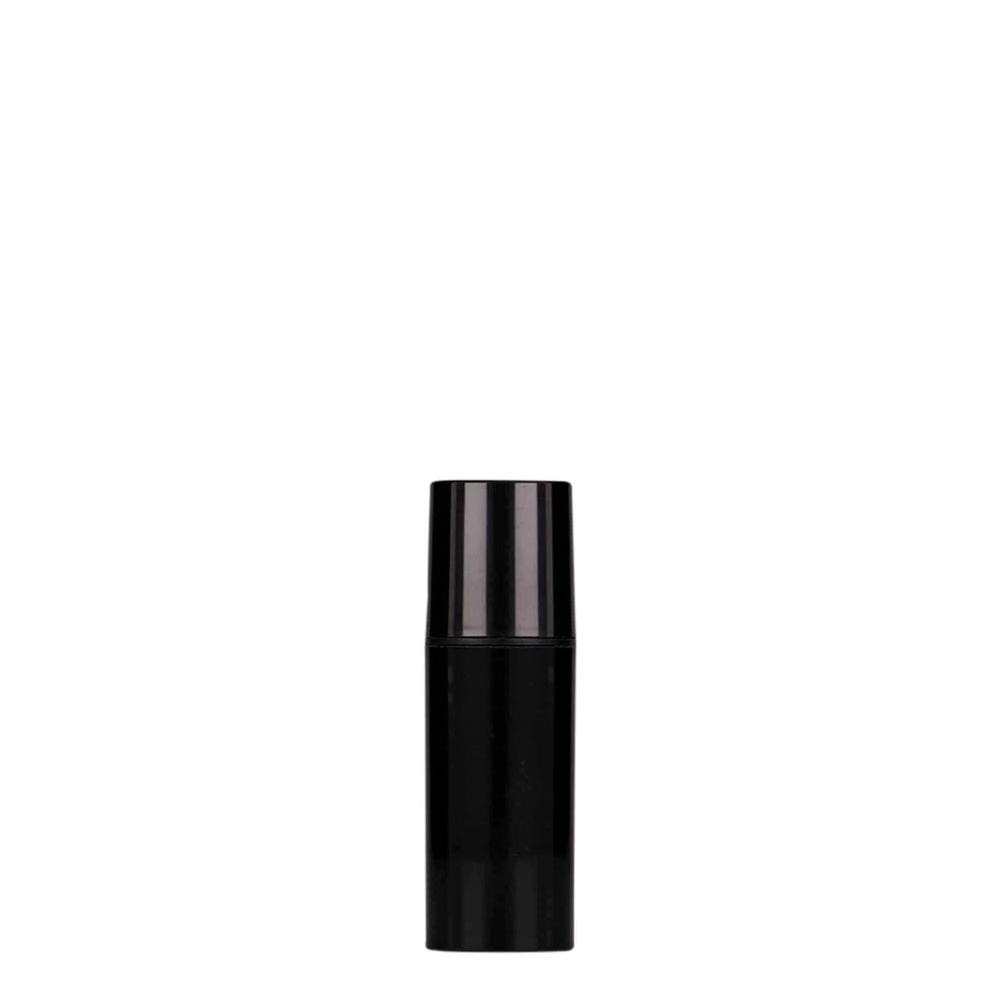 5 ml Airless-annostelija 'Nano', PP-muovi, musta