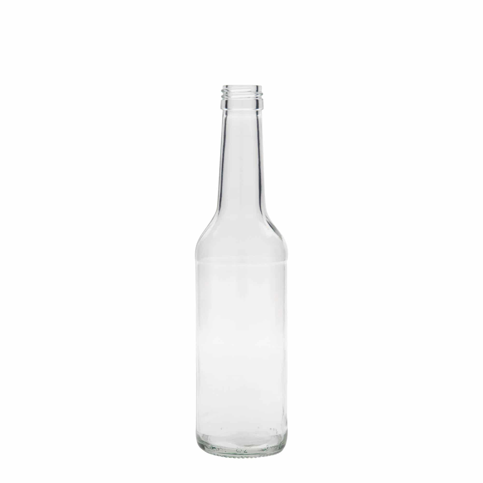 350 ml lasipullo suorakaul., suu: PP 28 350 ml lasipullo suorakaul., suu: PP 28