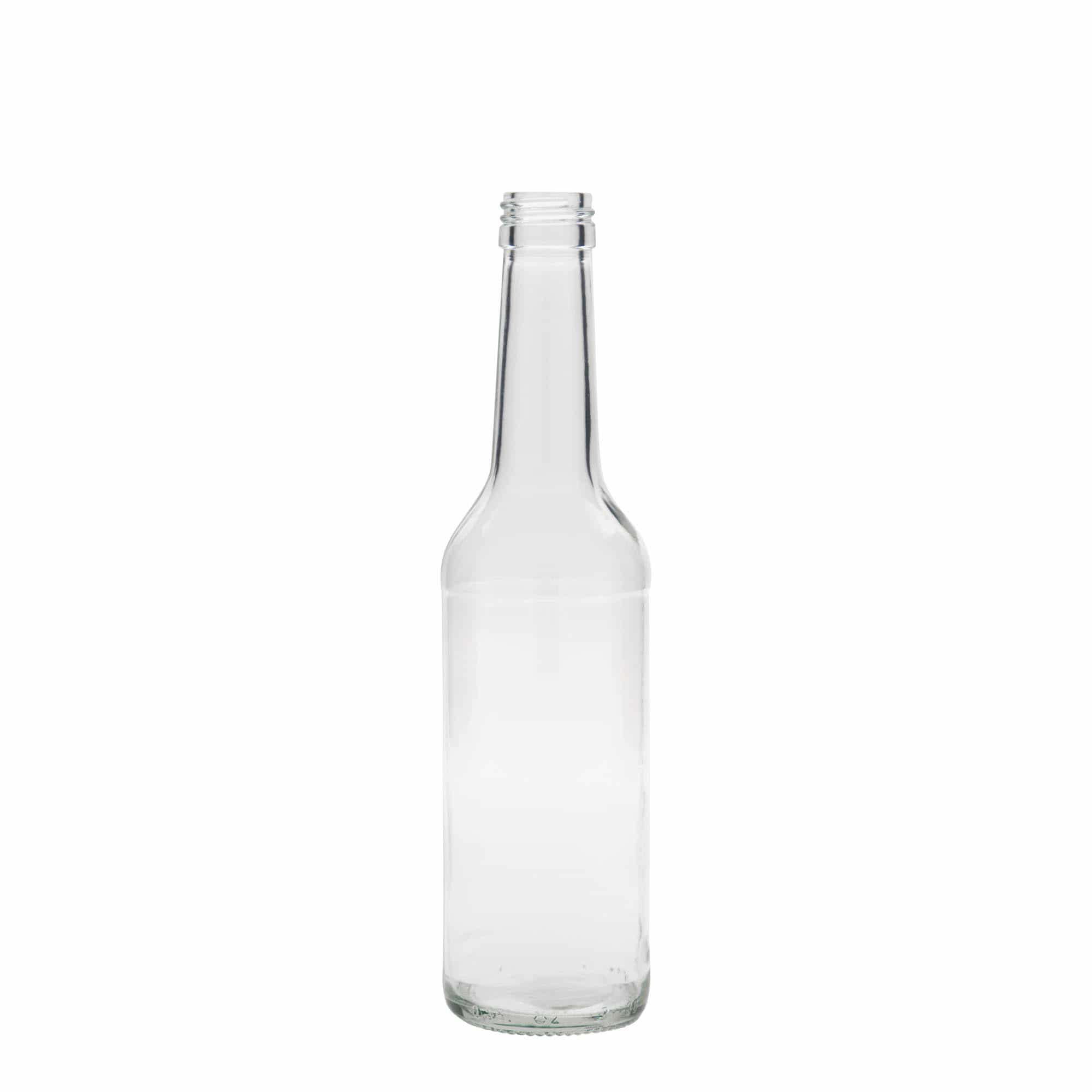 350 ml lasipullo suorakauluksella, suuaukko: PP 28