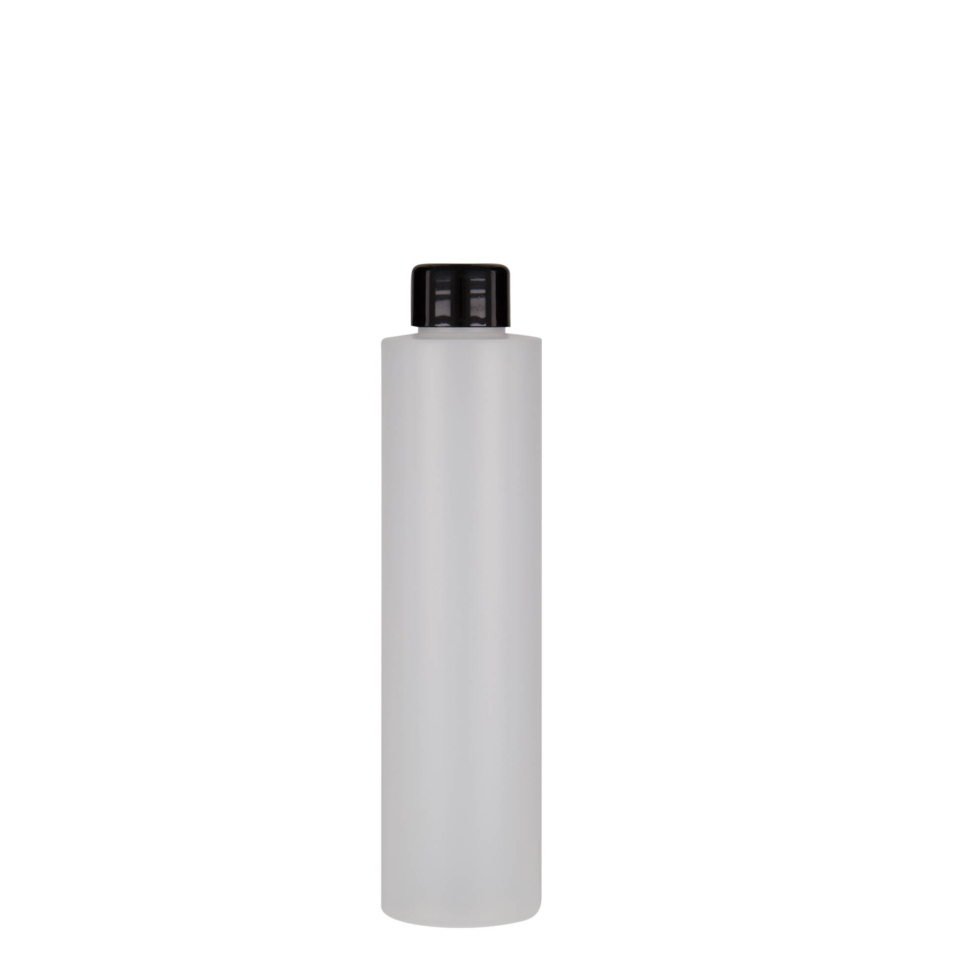 200 ml muovipullo 'Pipe', HDPE, luonnonväri, suuaukko: 24/410