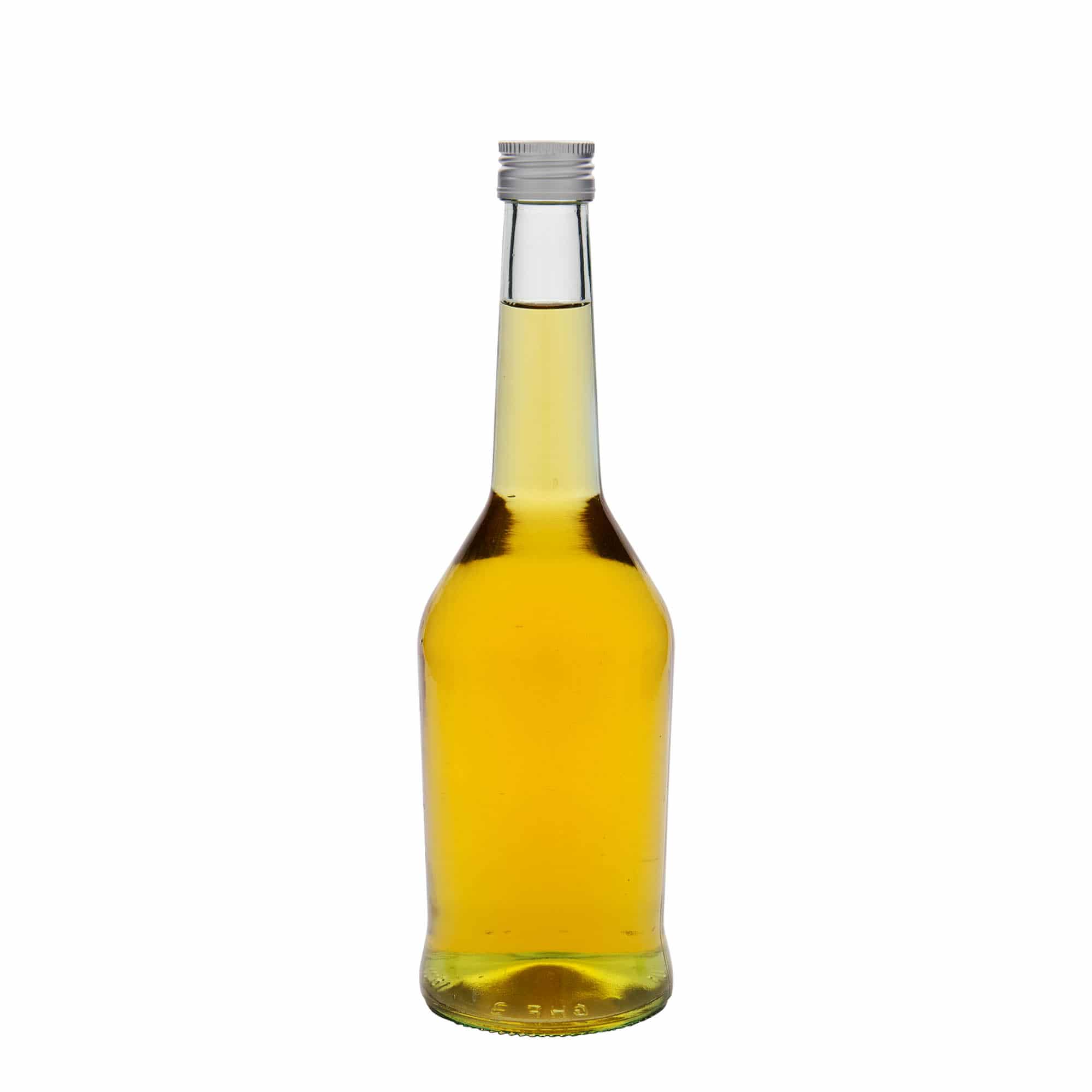 500 ml lasipullo väkeville alkoholijuomille, suuaukko: PP 28