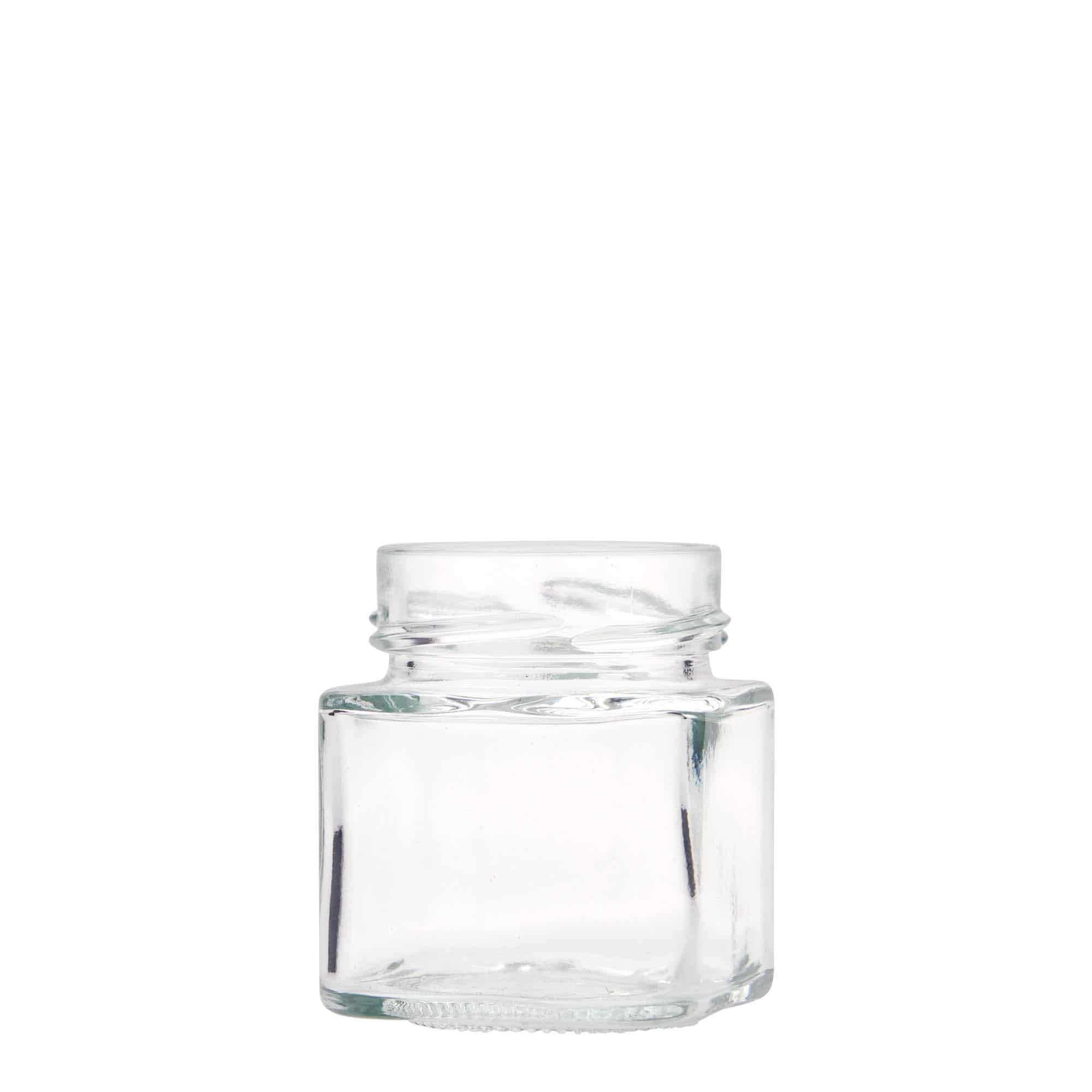 156 ml nelikulm. lasi 'Funny', suu: Deep-Twist-Off (DTO 58)