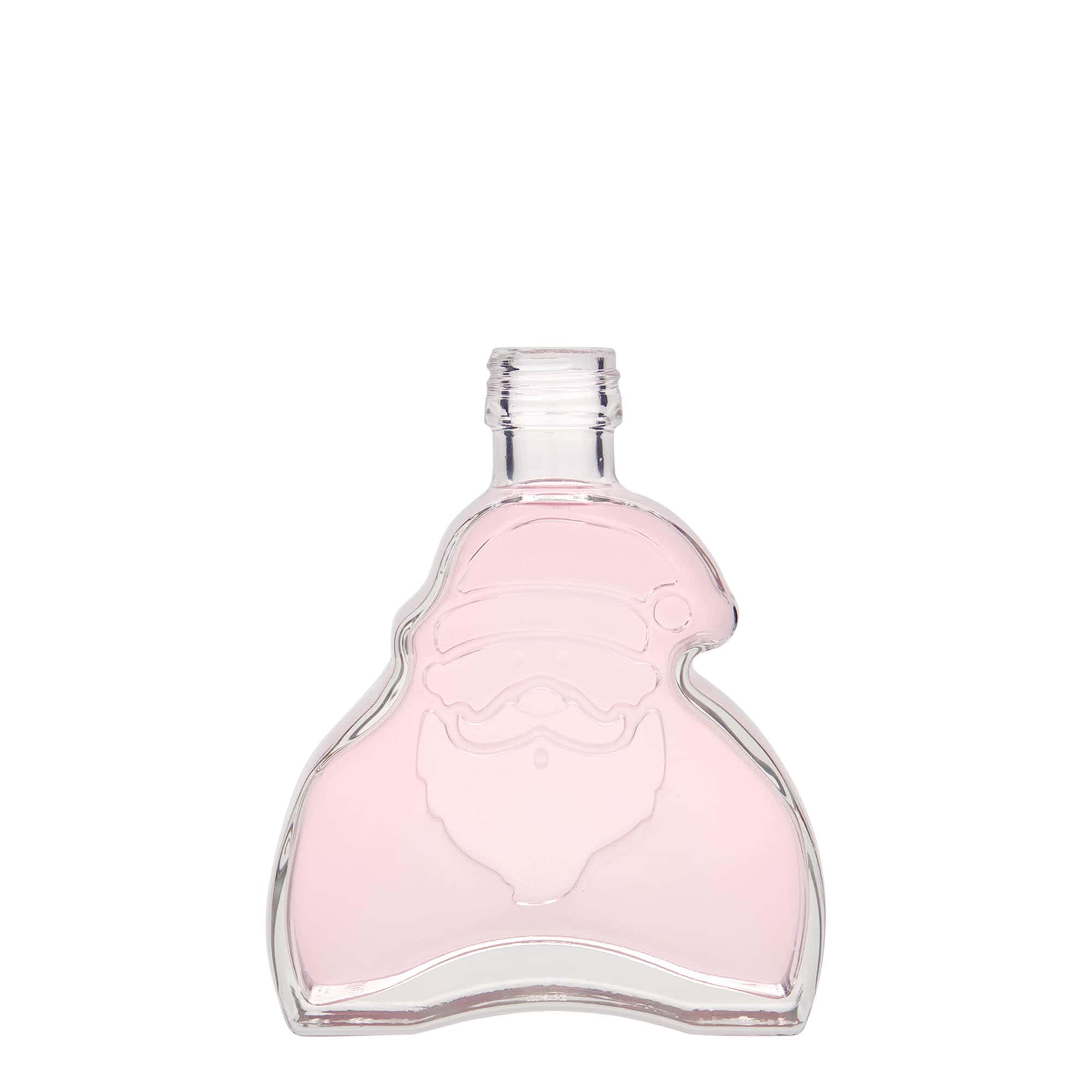 200 ml lasipullo 'Joulupukki', suuaukko: PP 28