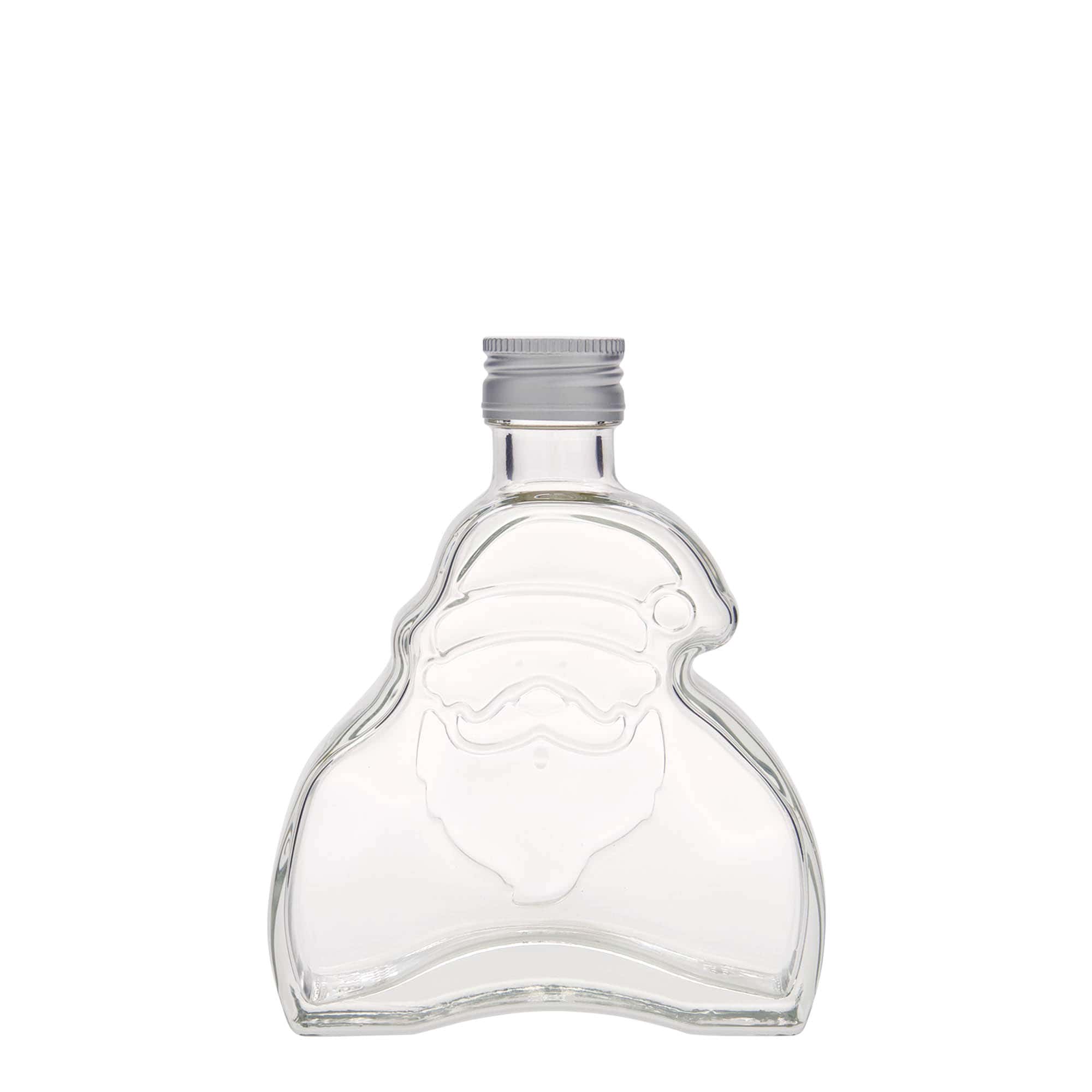 200 ml lasipullo 'Joulupukki', suuaukko: PP 28