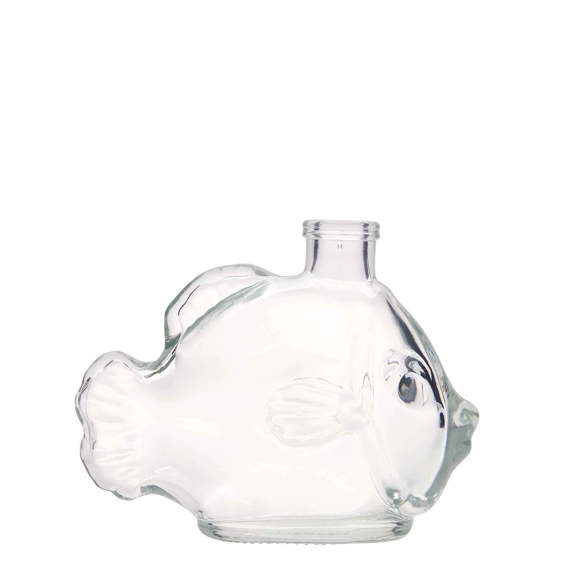 200 ml lasipullo 'Kala', suu: korkki