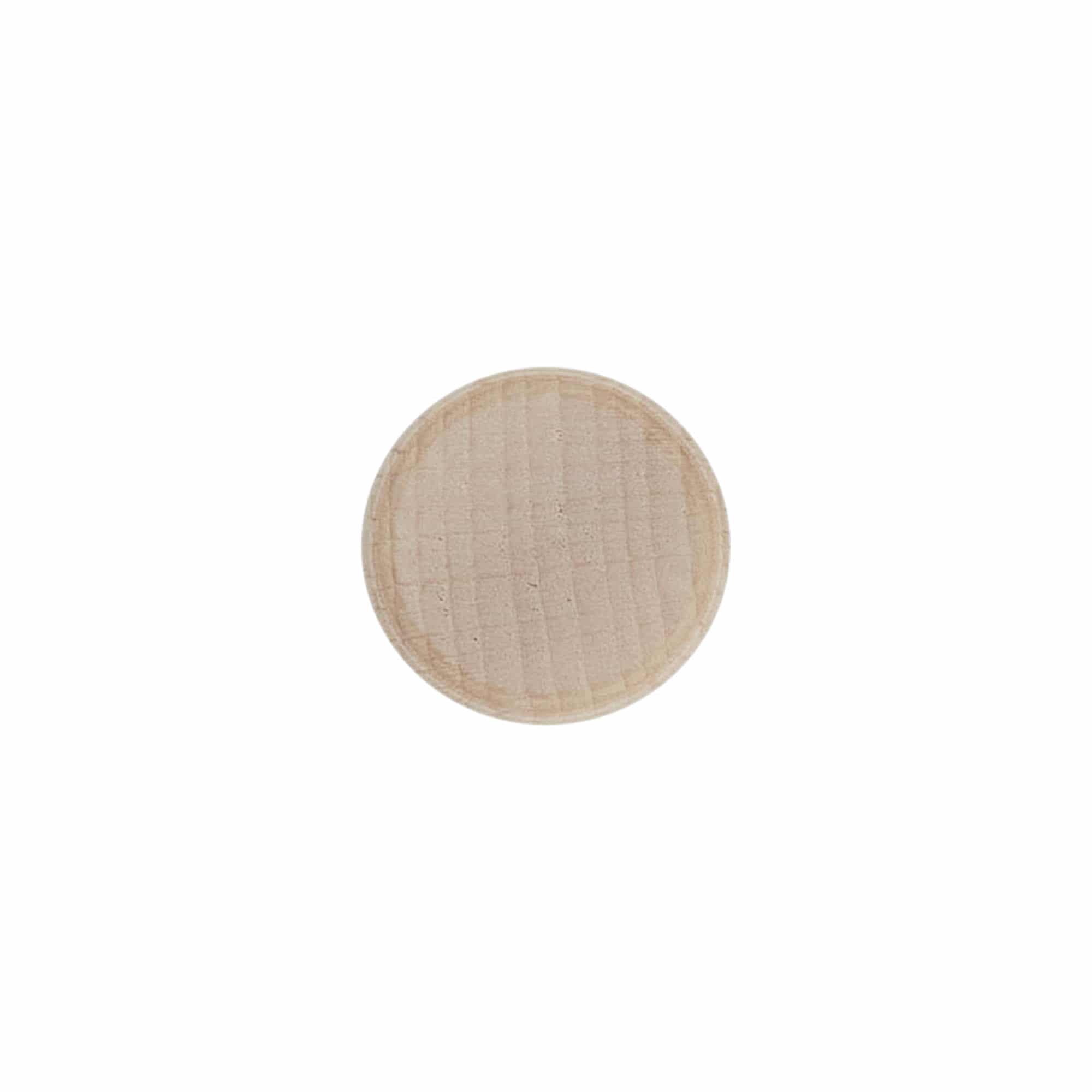 Kahvakorkki annosteluaukolla 19 mm, puu/muovi, beige, suuaukolle: korkki