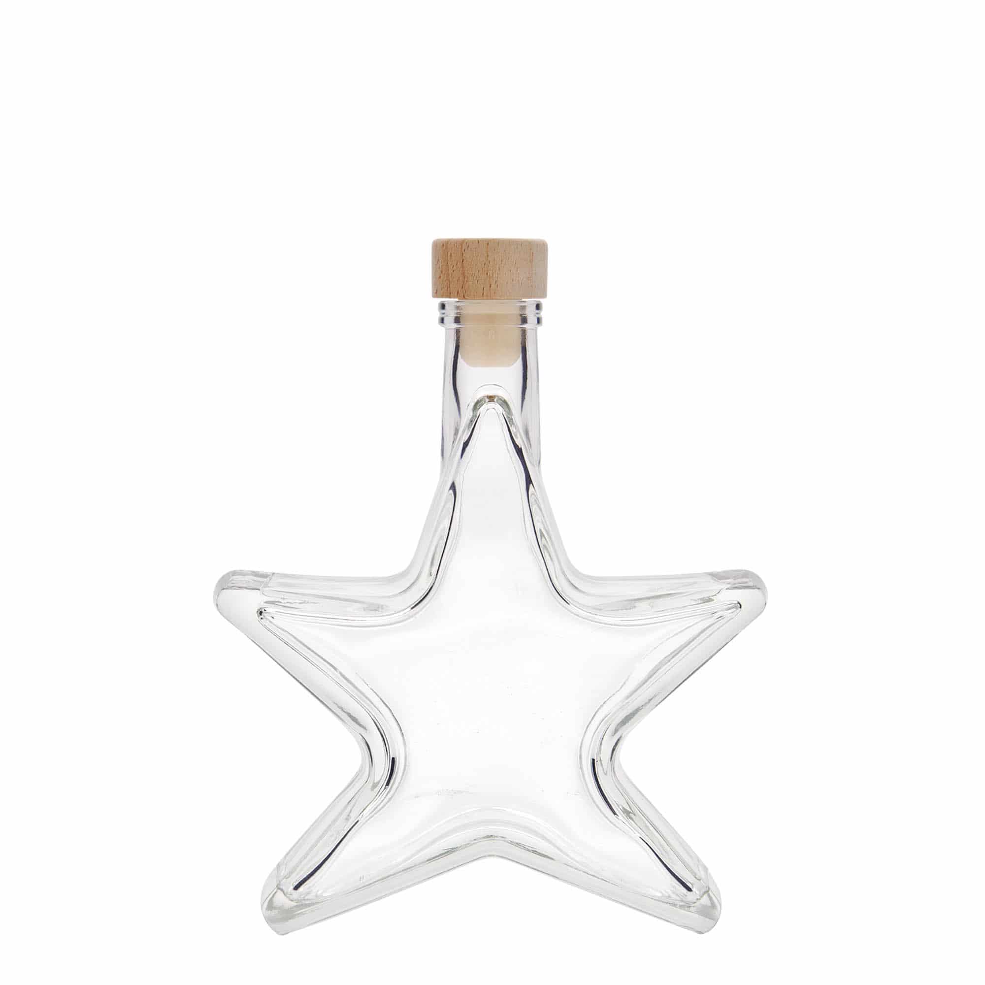 200 ml lasipullo 'Stern', suuaukko: korkki