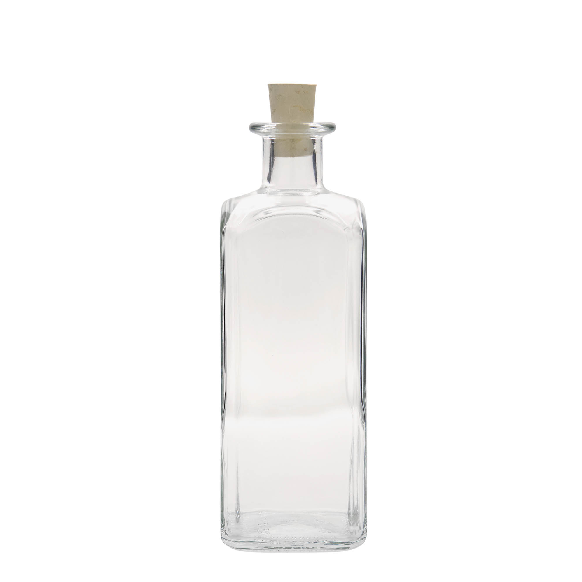 500 ml lasipullo Apotheker Carré, nelikulmainen, suuaukko: korkki 500 ml lasipullo Apotheker Carré, nelikulmainen, suuaukko: korkki