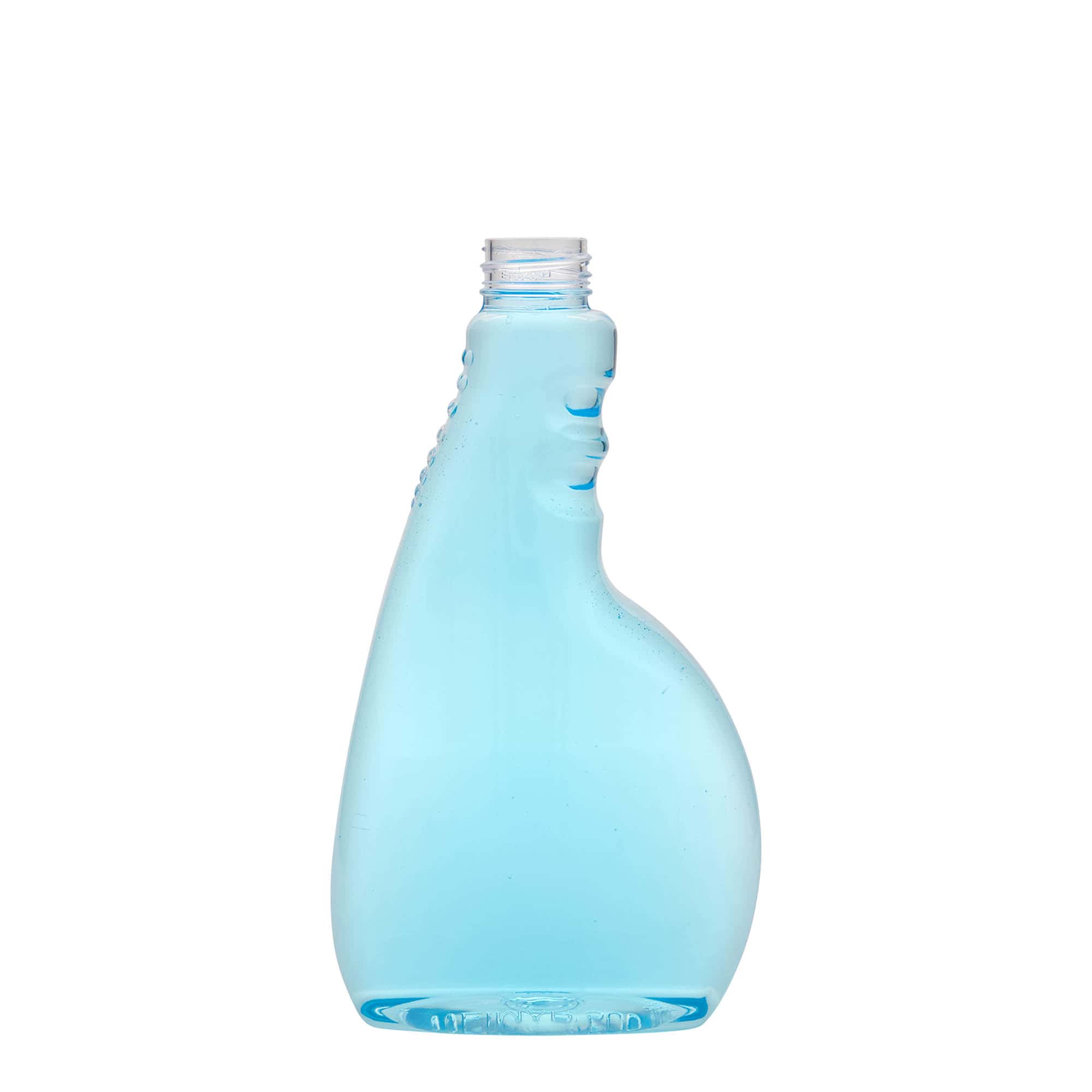 500 ml PET-suihku pullo 'Piccobello', suorakulmainen, muovi, suu: ruuvikorkki