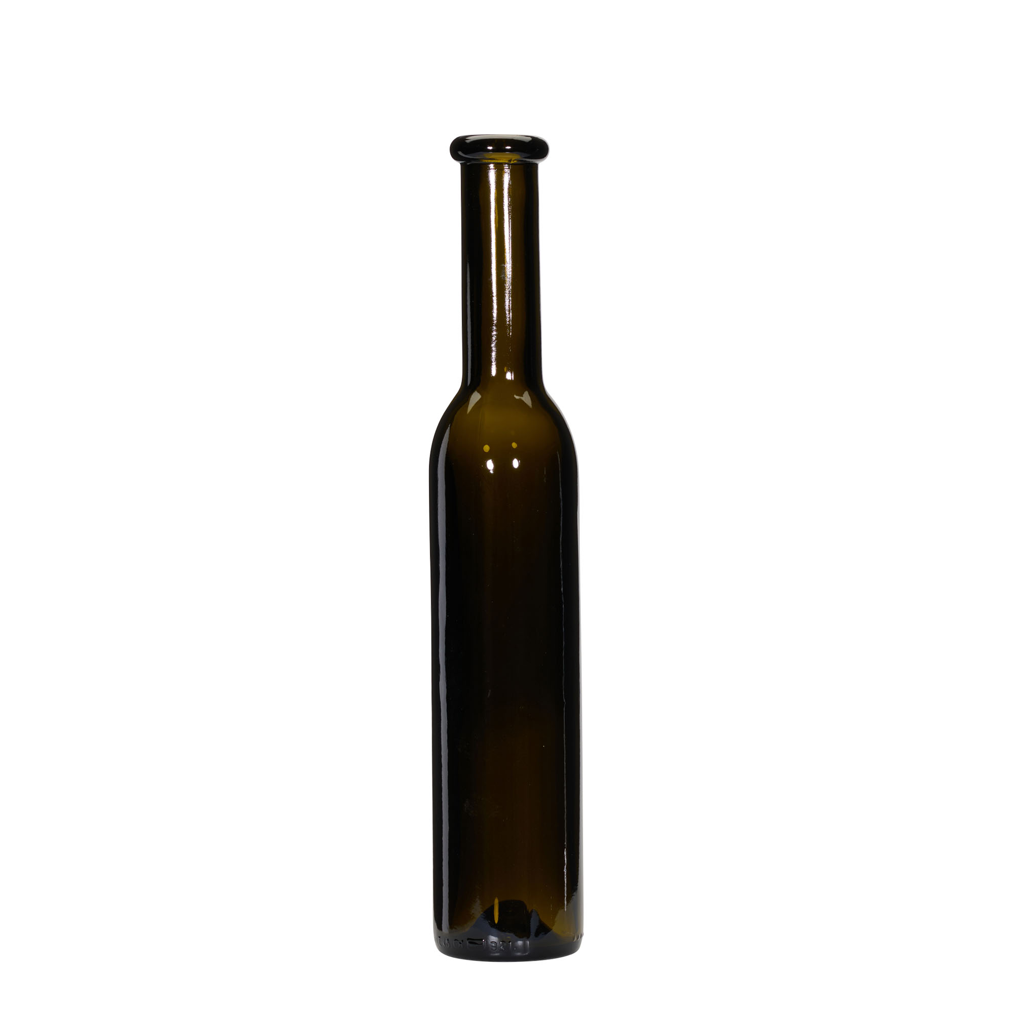 250 ml lasipullo 'Rocky', antiikkivihreä, suuaukko: korkki