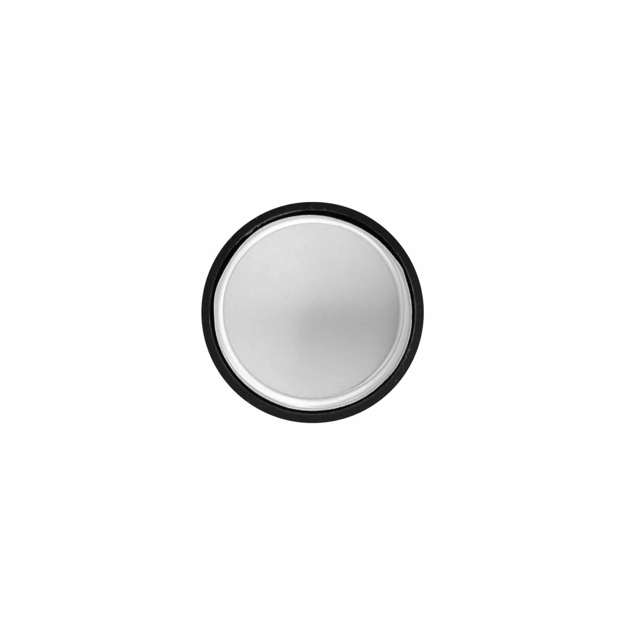 Kierrettävä suljin, ABS-muovi, musta, suulle: GPI 28/400 Kierrettävä suljin, ABS-muovi, musta, suulle: GPI 28/400