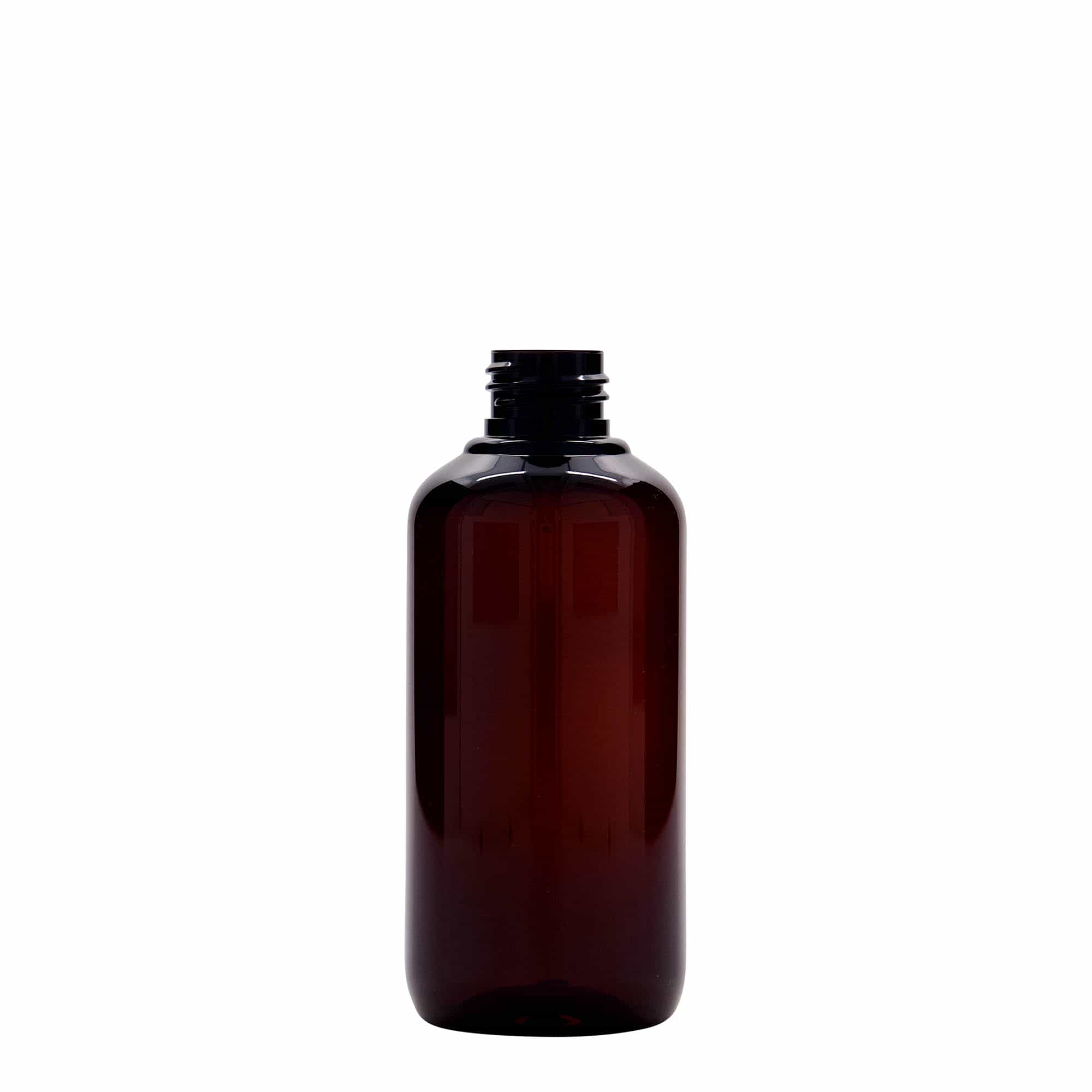 200 ml kierrätetty muovipullo 'Victor's Best', PCR, ruskea, suu: GPI 24/410