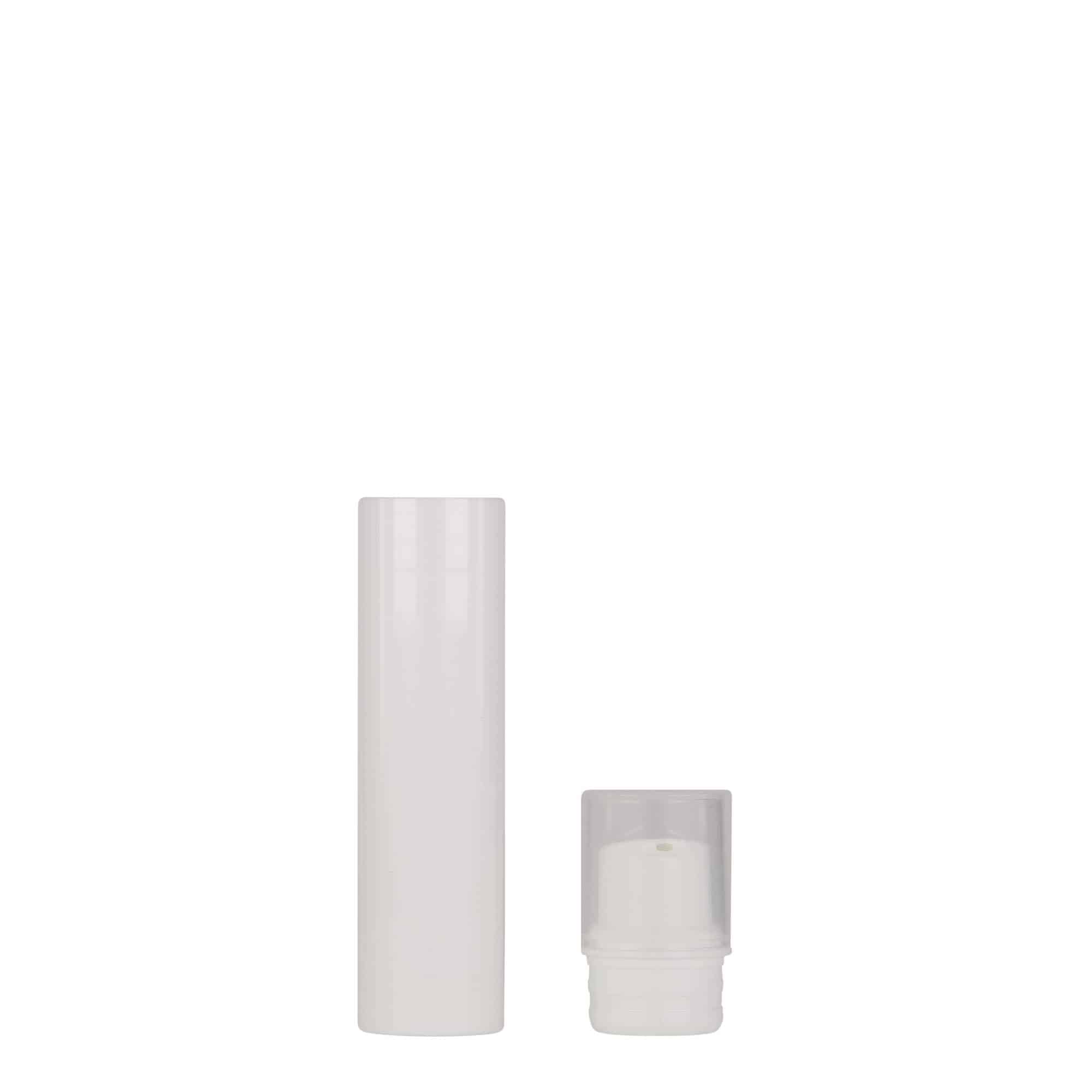 15 ml Airless-annostelija 'Nano', PP-muovi, valkoinen