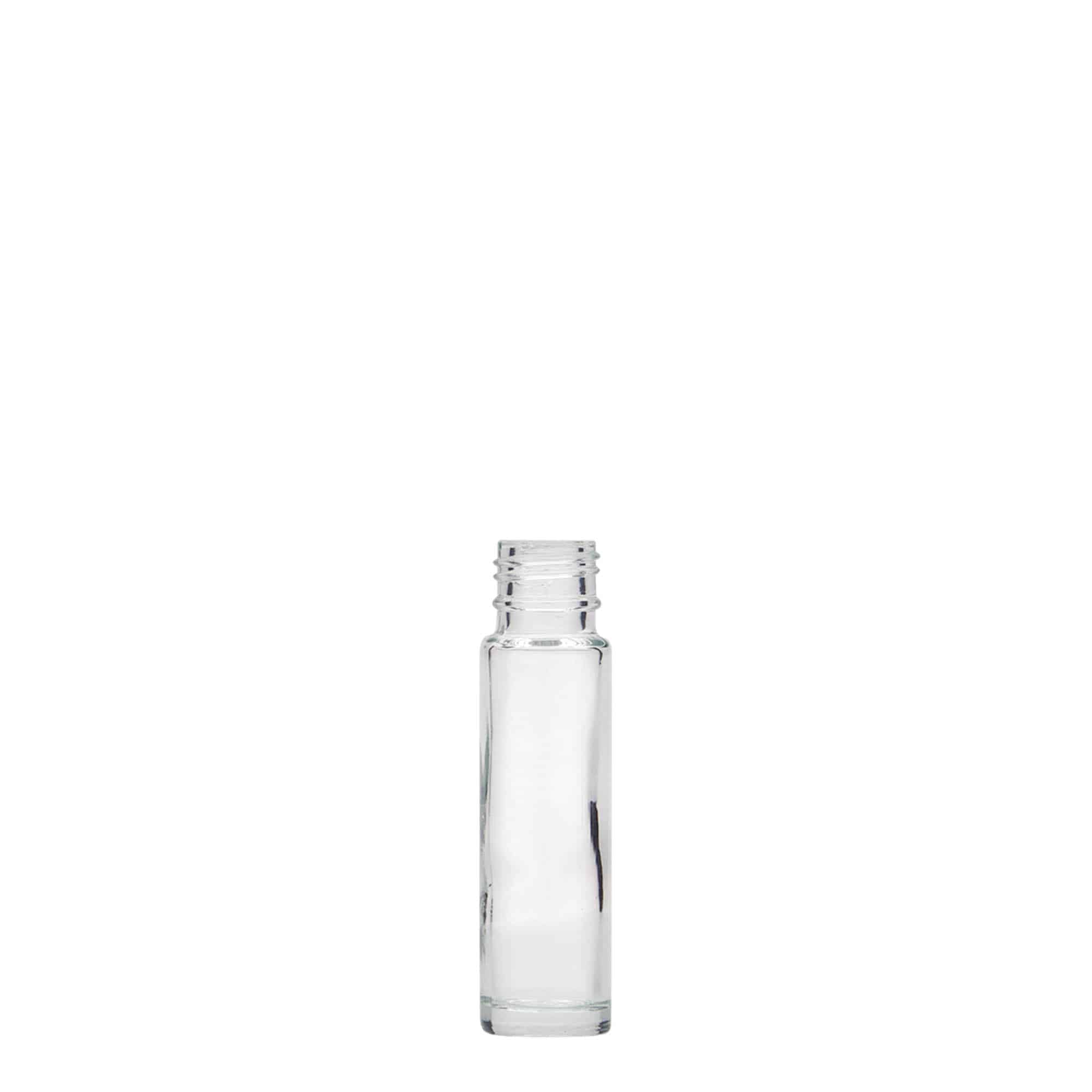 10 ml roll-on-pullo, lasia, suuaukko: ruuvikorkki