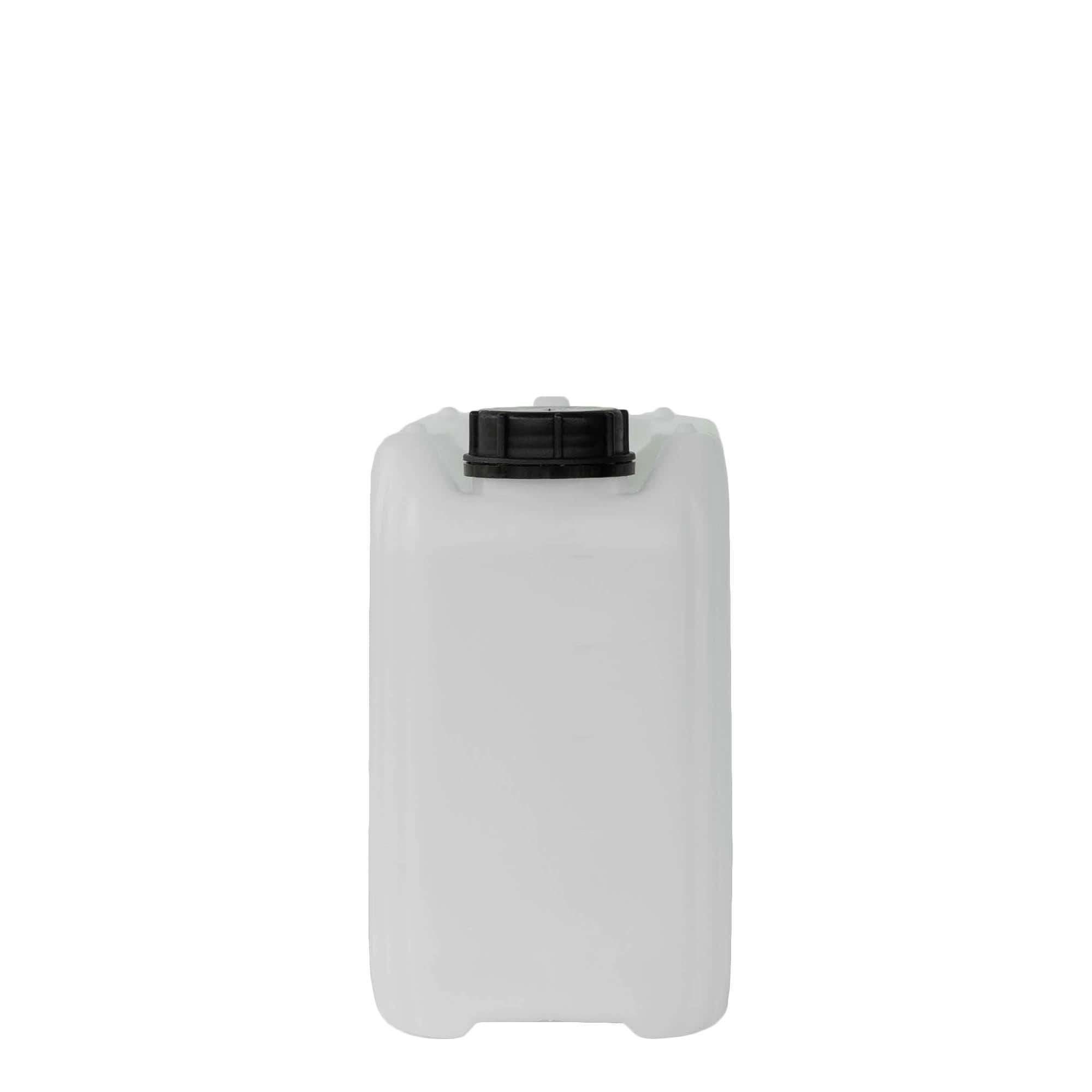 5 l kanisteri, suorakulmainen, HDPE-muovia, luonnonvärinen, suuaukon koko: ND 55