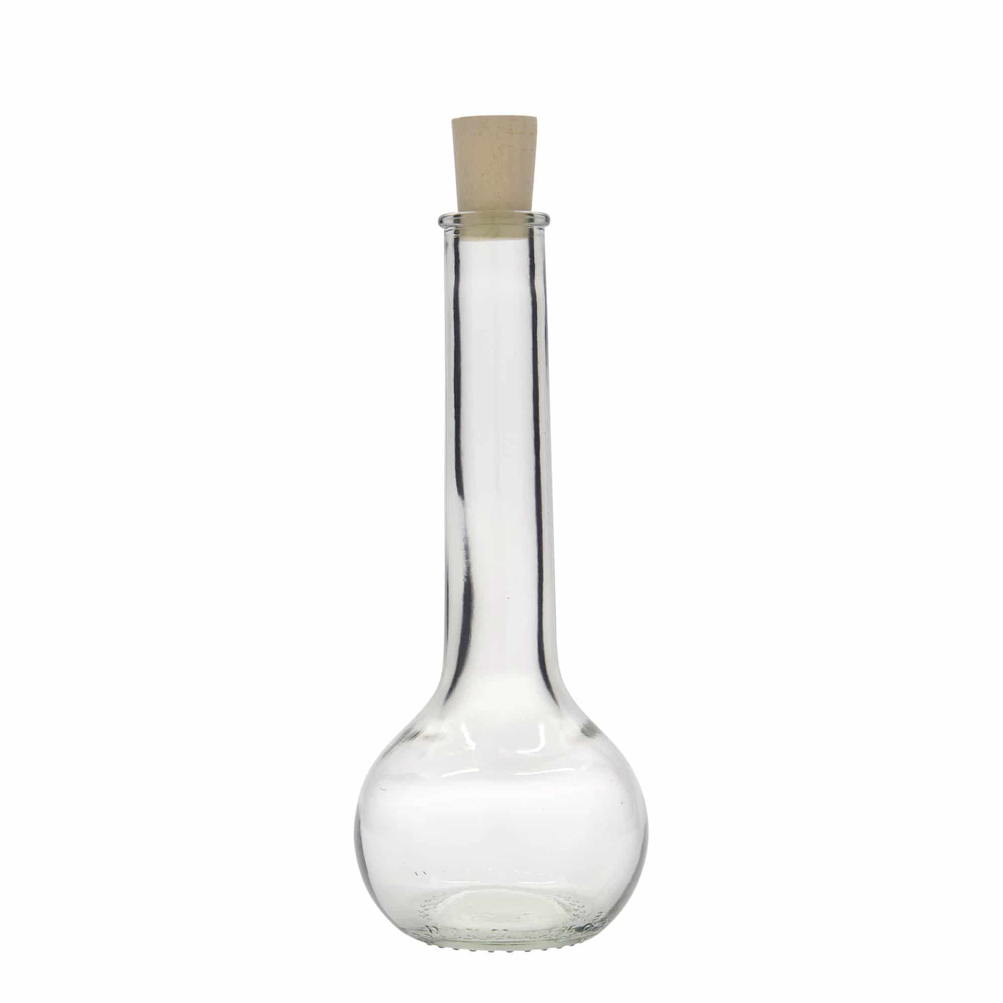 200 ml lasipullo 'Tulipano', suuaukko: korkki