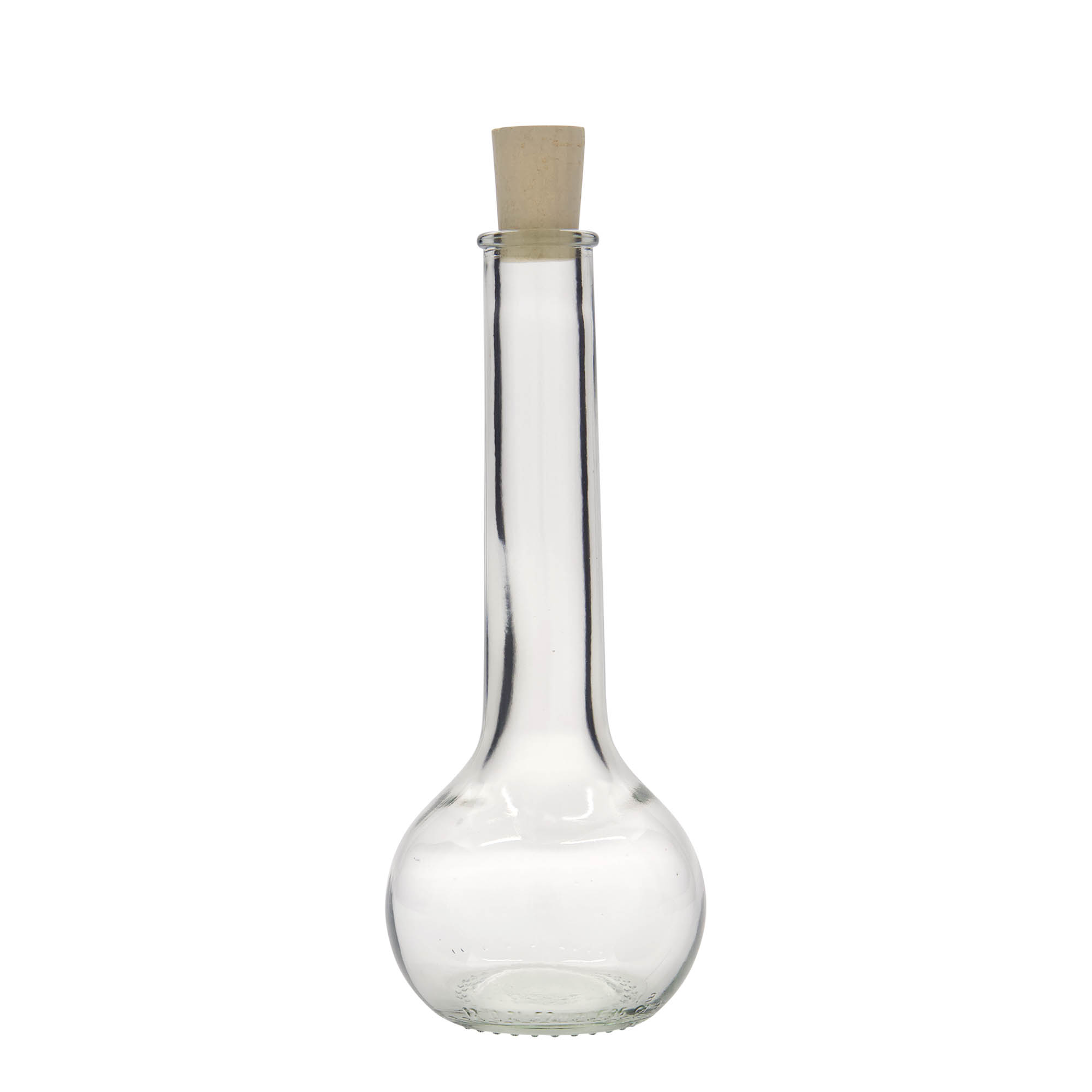 200 ml lasipullo 'Tulipano', suuaukko: korkki
