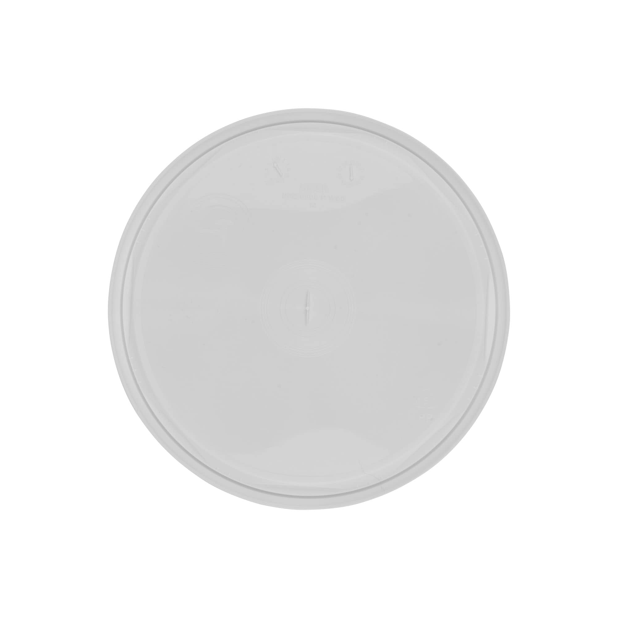 Kansi 5-6 l ämpärille, PP-muovia, valkoinen