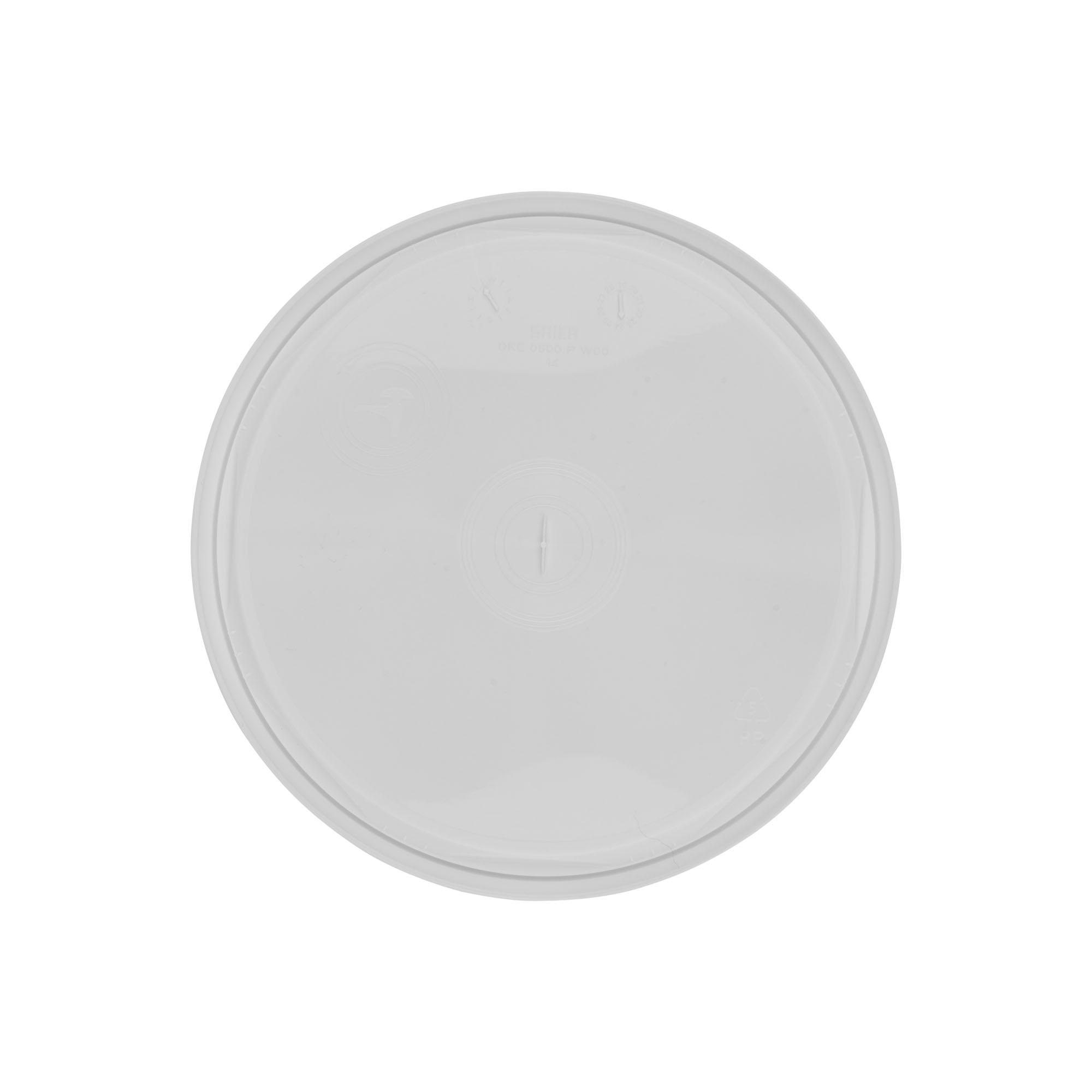 Kansi 5-6 l ämpärille, PP-muovia, valkoinen