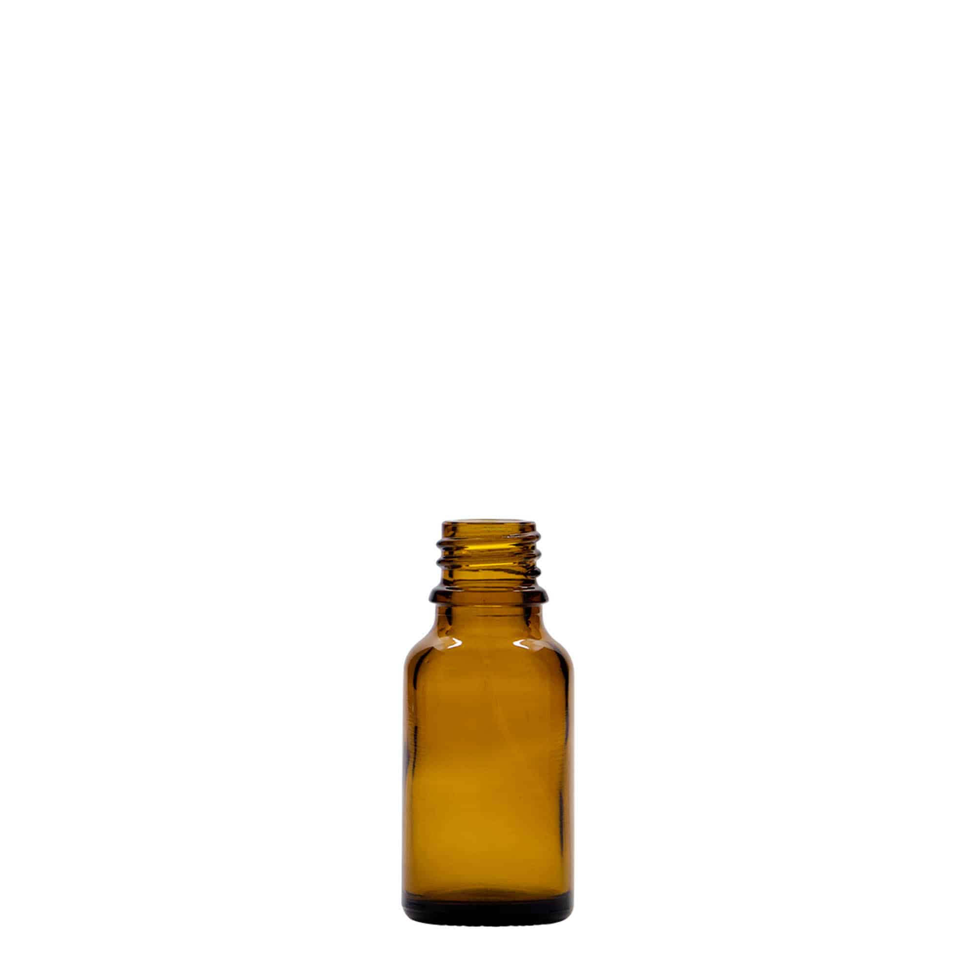 15 ml lääkepullo, lasia, ruskea, suuaukko: DIN 18