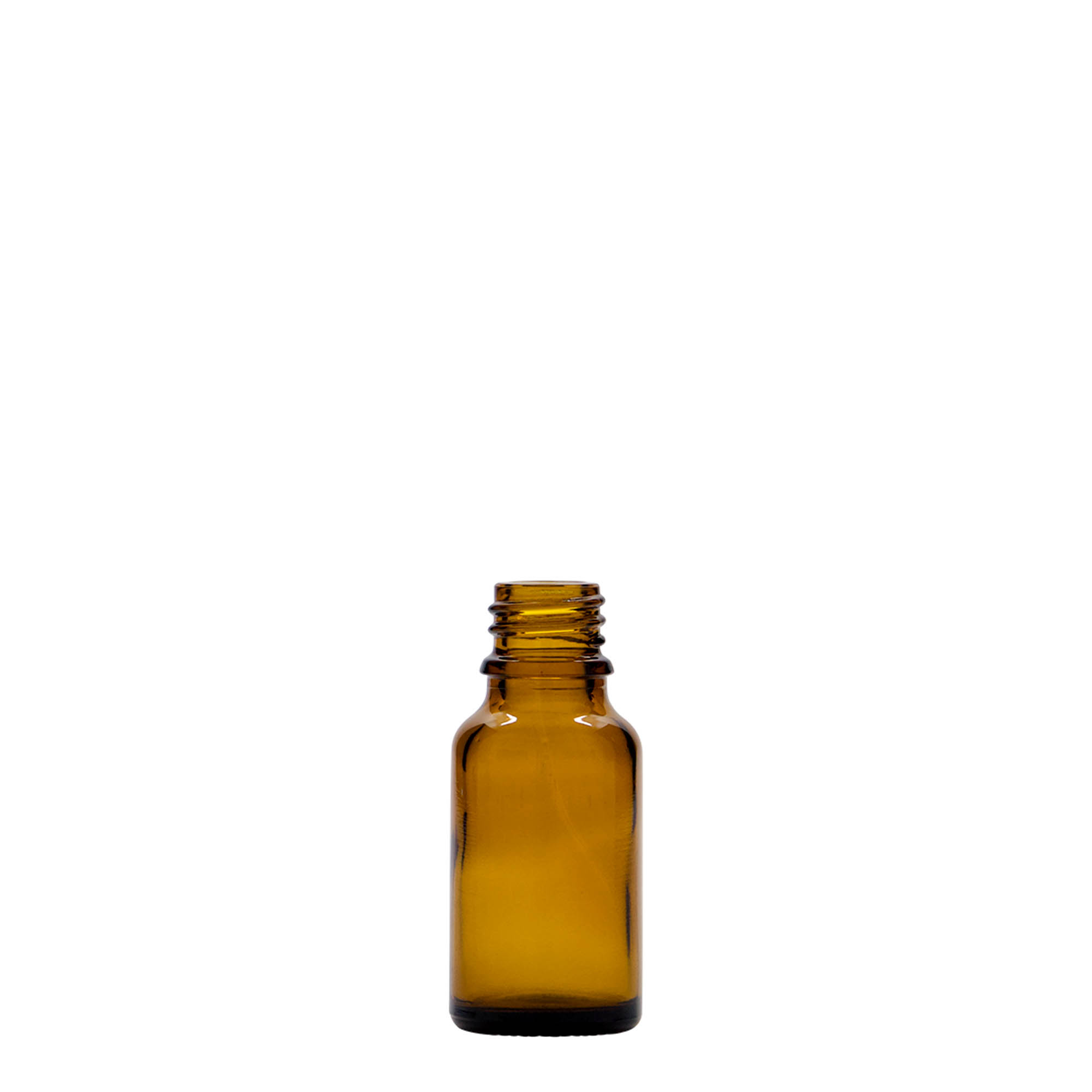 15 ml lääkepullo, lasia, ruskea, suuaukko: DIN 18