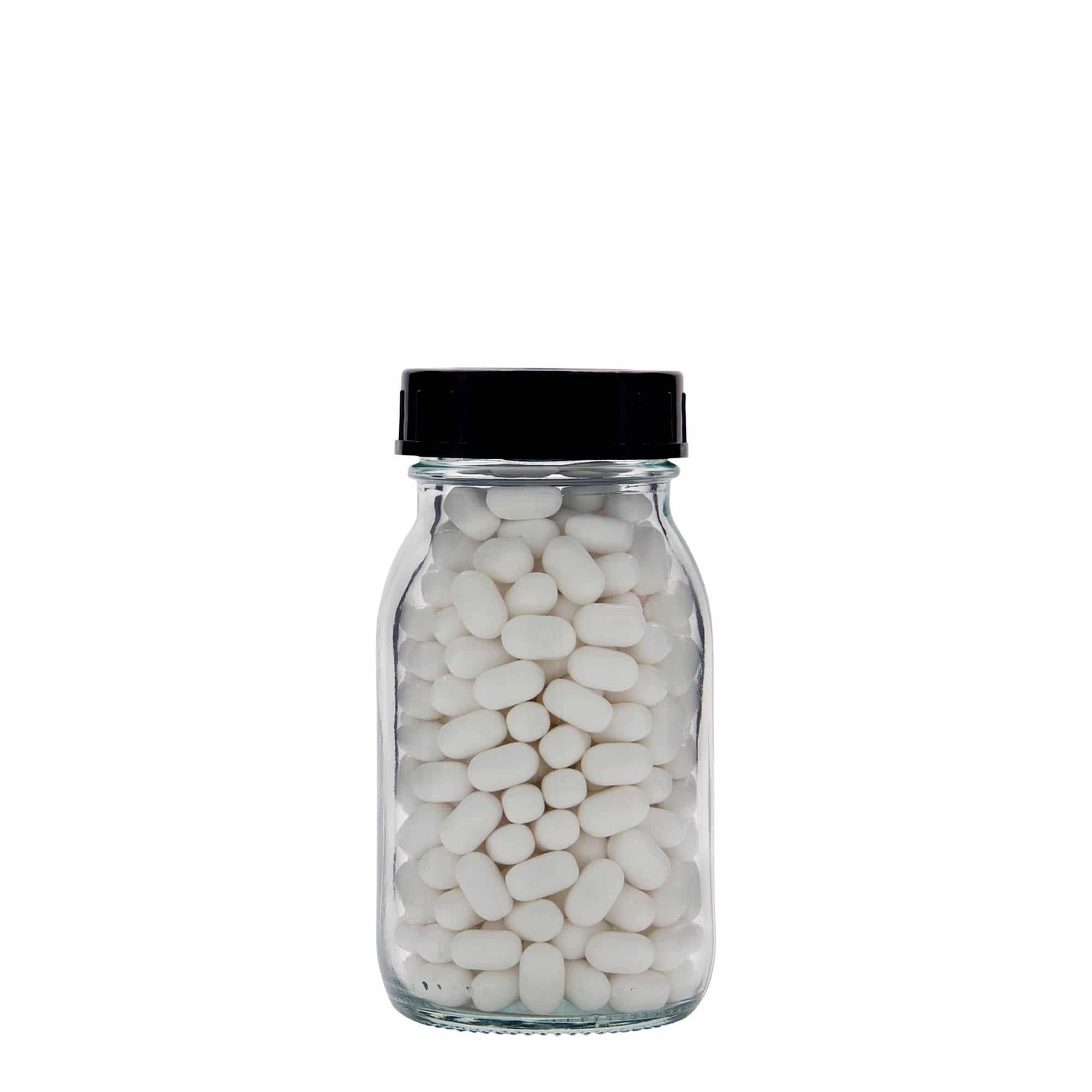 150 ml leveäkaulainen lasi, suuaukko: DIN 45