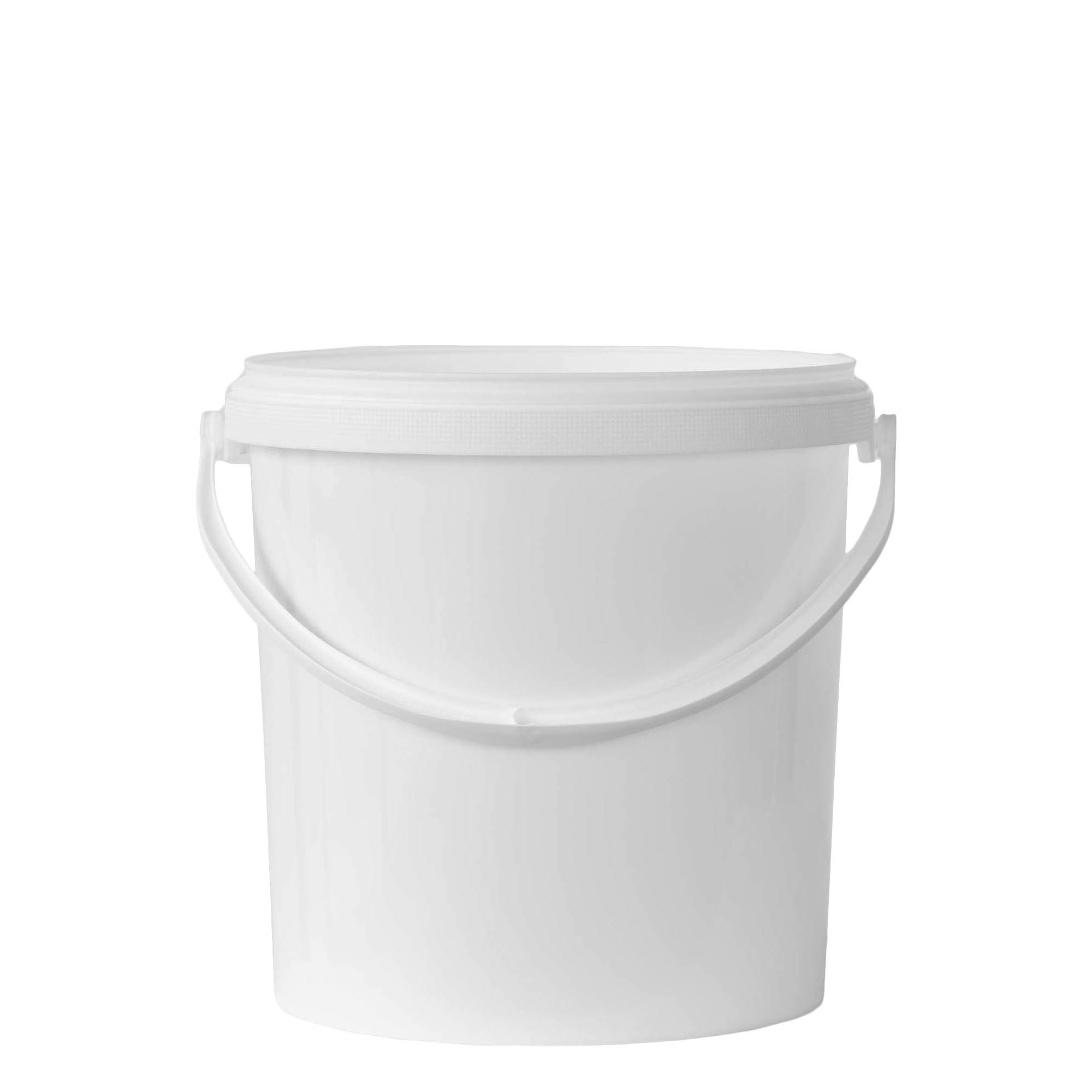 10 l ämpäri, PP-muovi, valkoinen 10 l ämpäri, PP-muovi, valkoinen