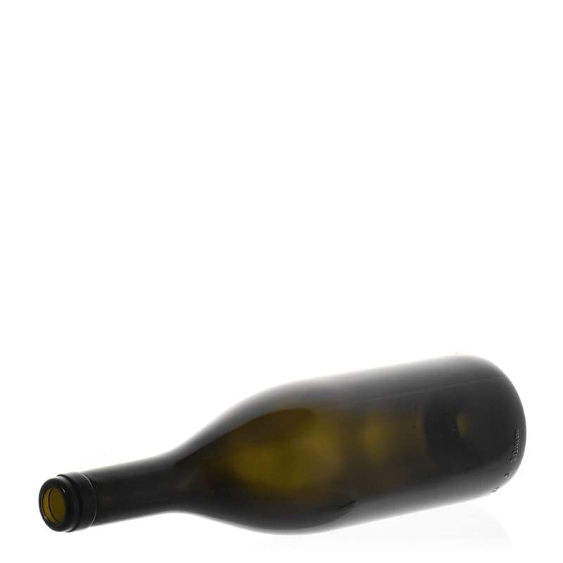 750 ml viinipullo 'Tiffany', antiikinvihreä, suu: korkki