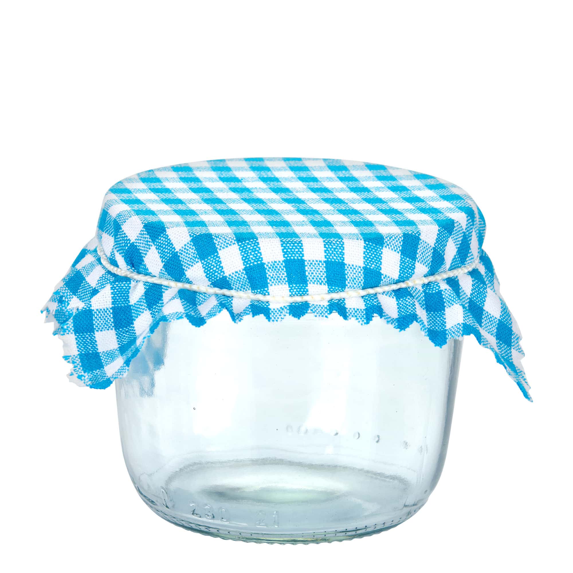 Kangasliina ruudullinen 12x12, neliö, tekstiili, sininen, suuaukon koko: TO38-TO53