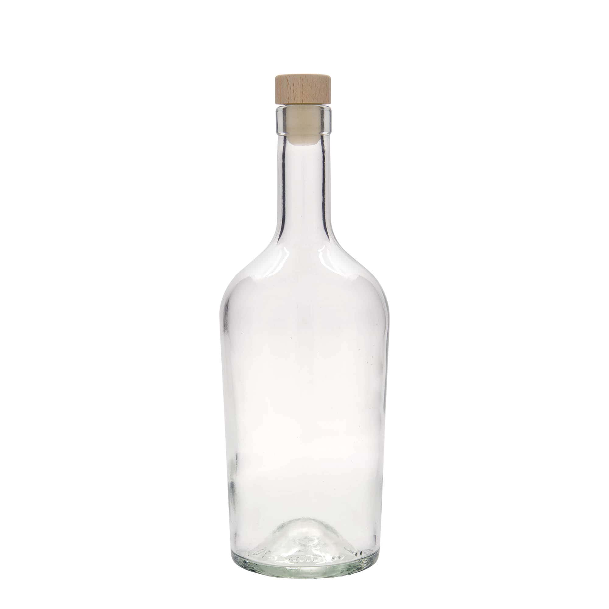 700 ml lasipullo 'Margarethe', suuaukko: korkki